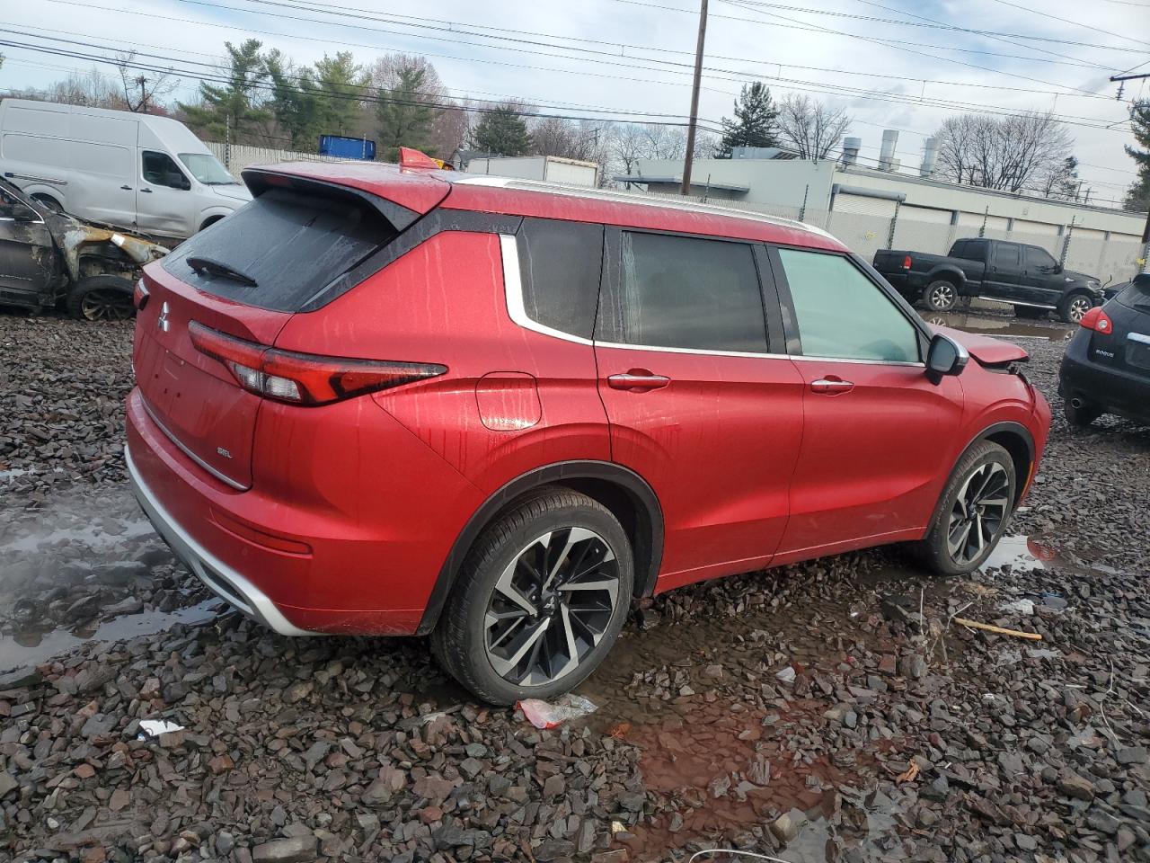 2023 Mitsubishi Outlander Sel Красный vin: JA4J3VA85PZ006986