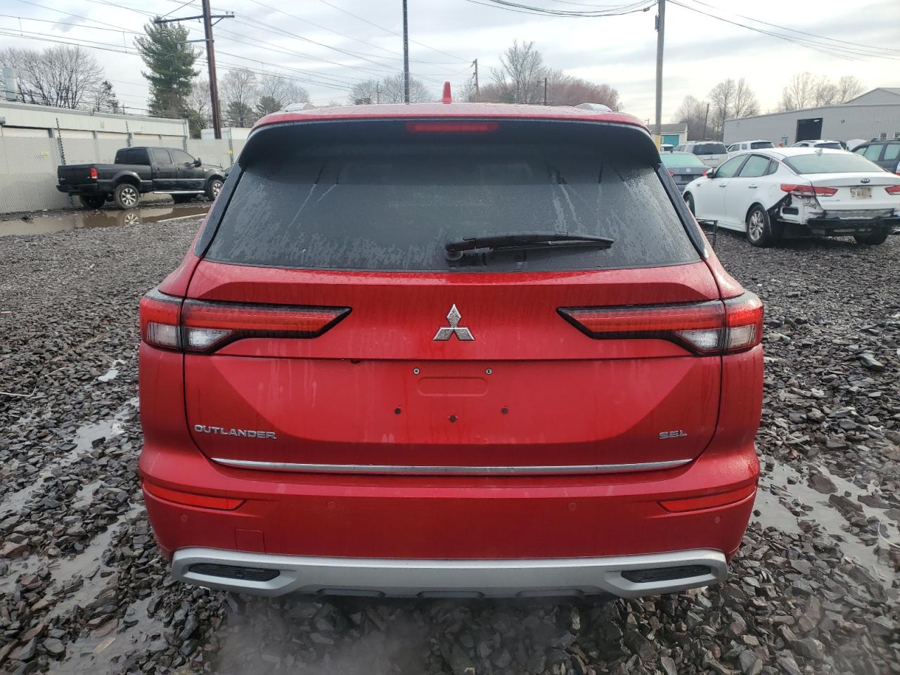 2023 Mitsubishi Outlander Sel Красный vin: JA4J3VA85PZ006986