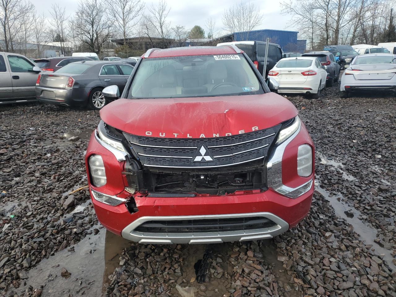 2023 Mitsubishi Outlander Sel Красный vin: JA4J3VA85PZ006986