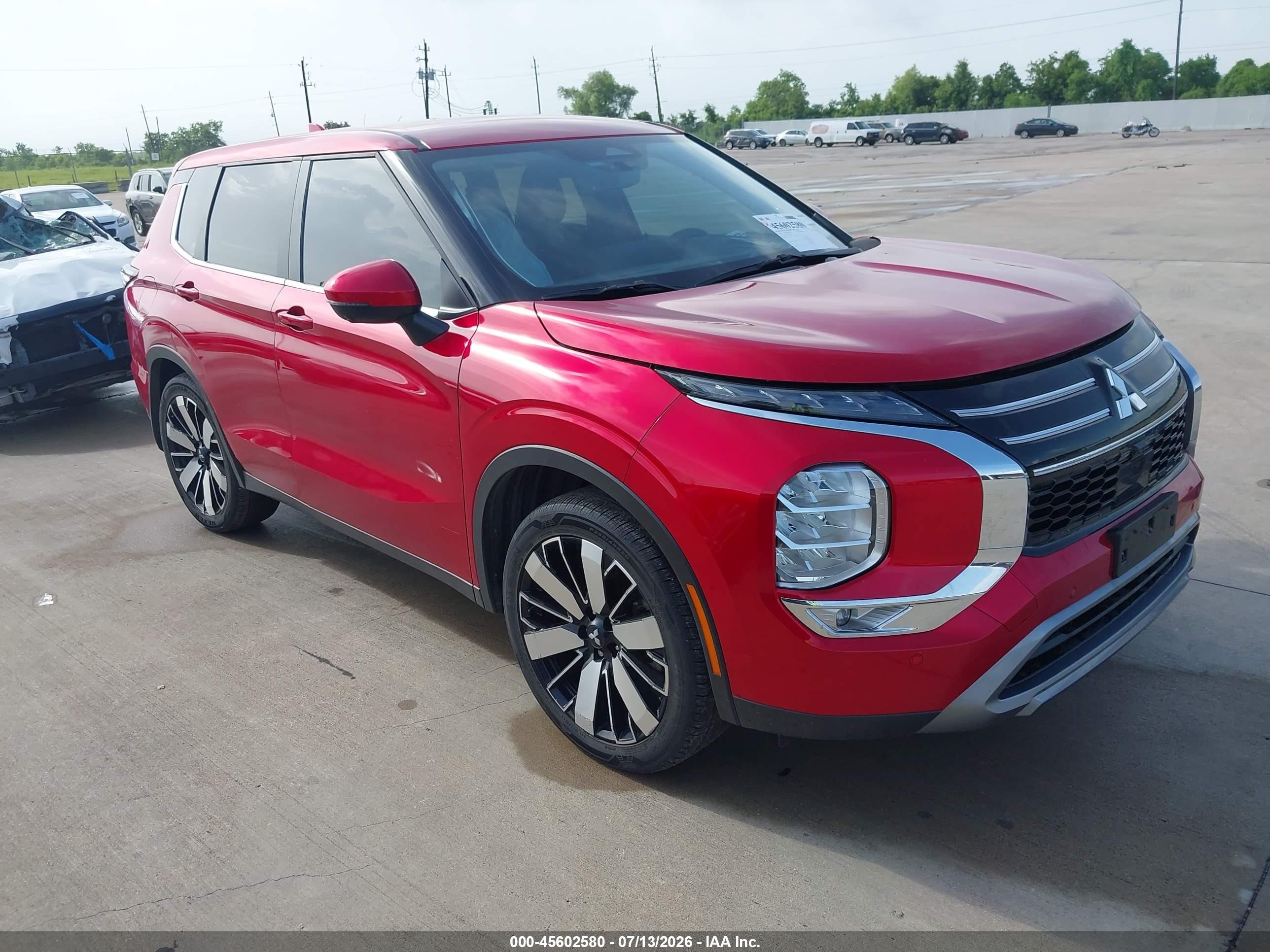 2025 Mitsubishi Outlander Se 2.5 2wd Red vin: JA4J3VA85SZ021755