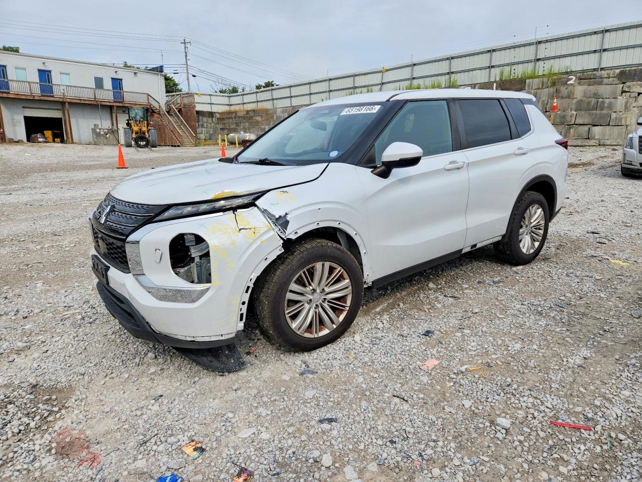 2022 Mitsubishi Outlander Es Белый vin: JA4J4TA81NZ018910
