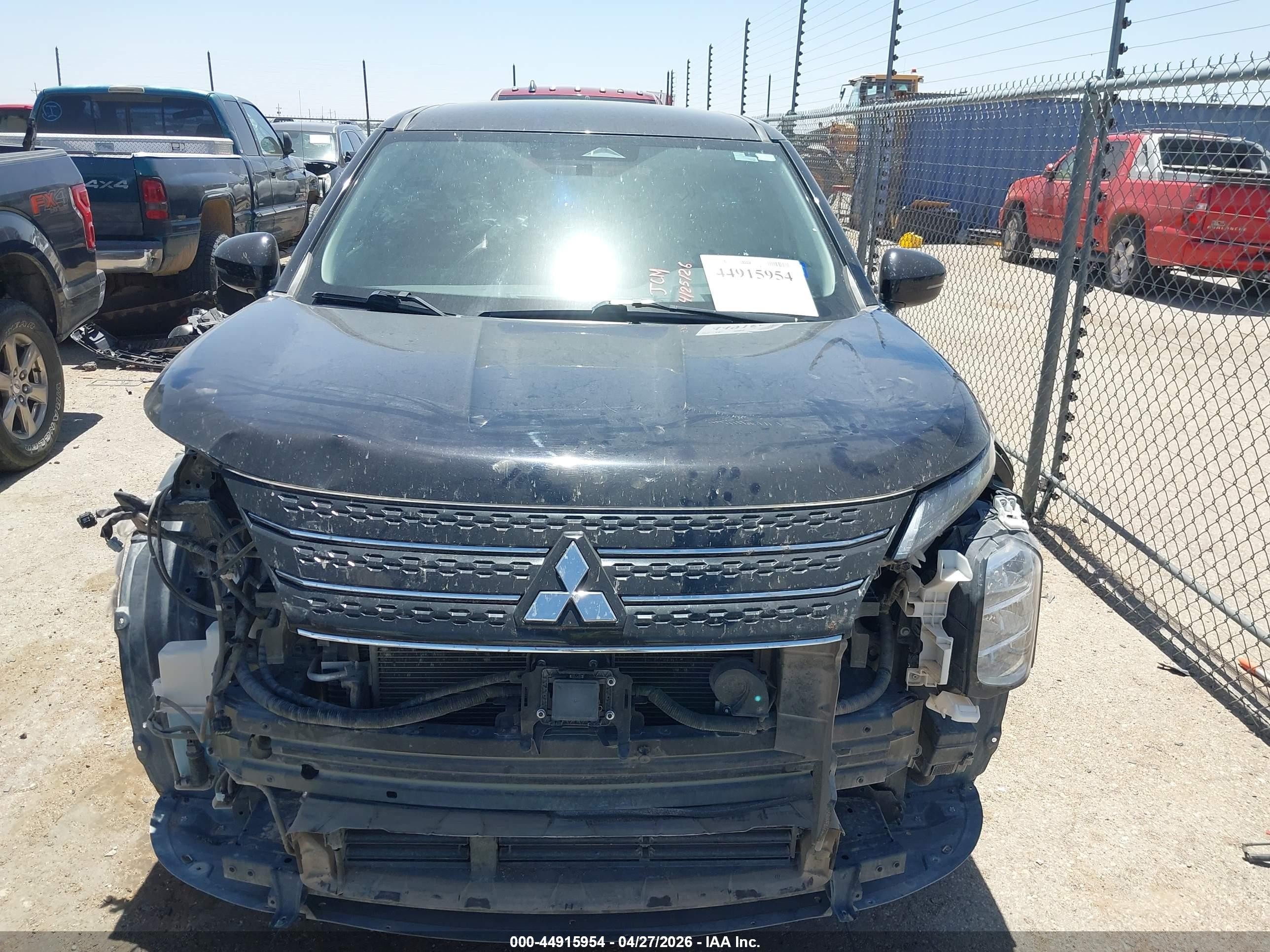 2022 Mitsubishi Outlander Es 2.5 S-awc Black vin: JA4J4TA89NZ041464