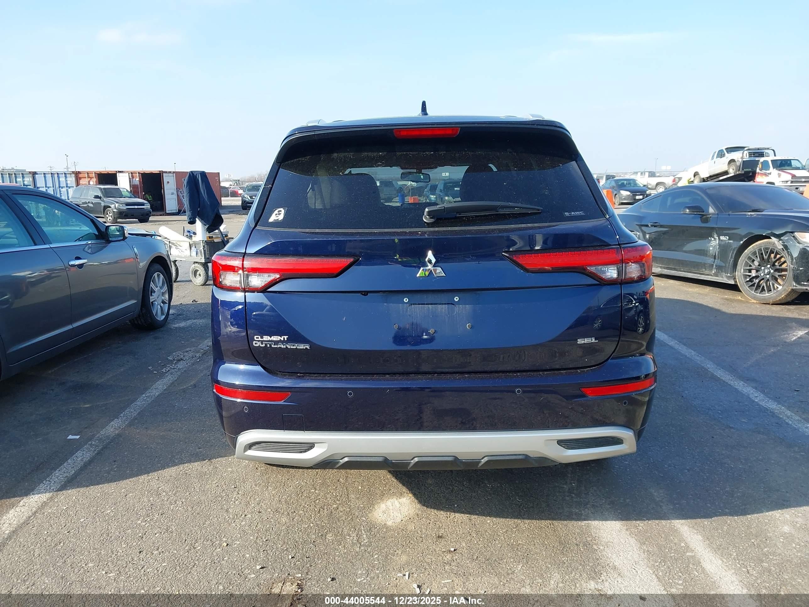 2024 Mitsubishi Outlander Sel 2.5 S-awc Синий vin: JA4J4WA85RZ045115