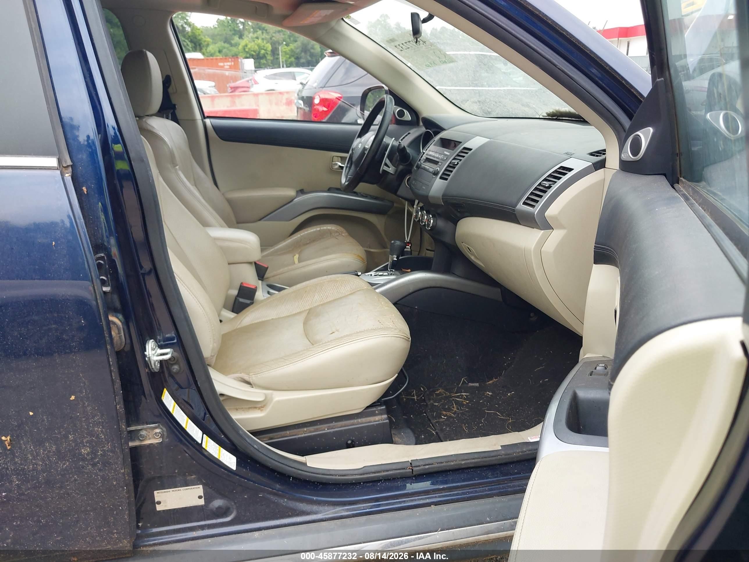 2011 Mitsubishi Outlander Xls Dark Blue vin: JA4JS4AX2BU032245
