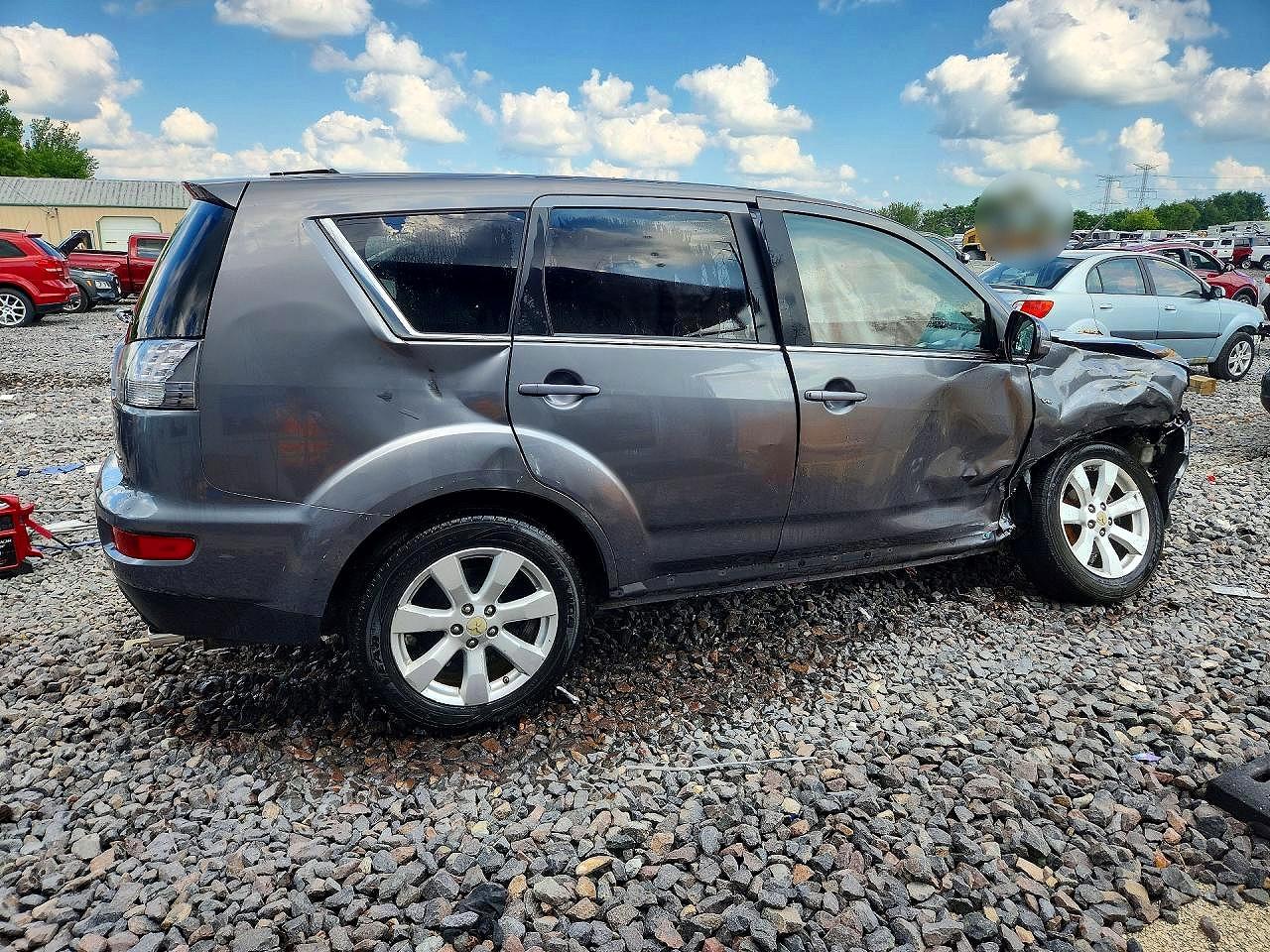 2011 Mitsubishi Outlander Xls Серый vin: JA4JS4AX4BU009033