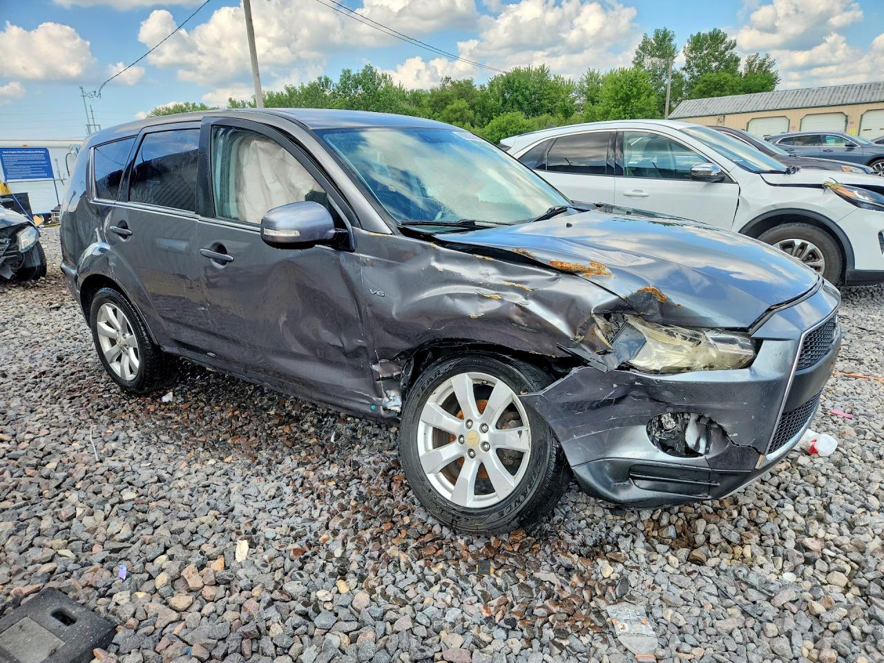 2011 Mitsubishi Outlander Xls Серый vin: JA4JS4AX4BU009033
