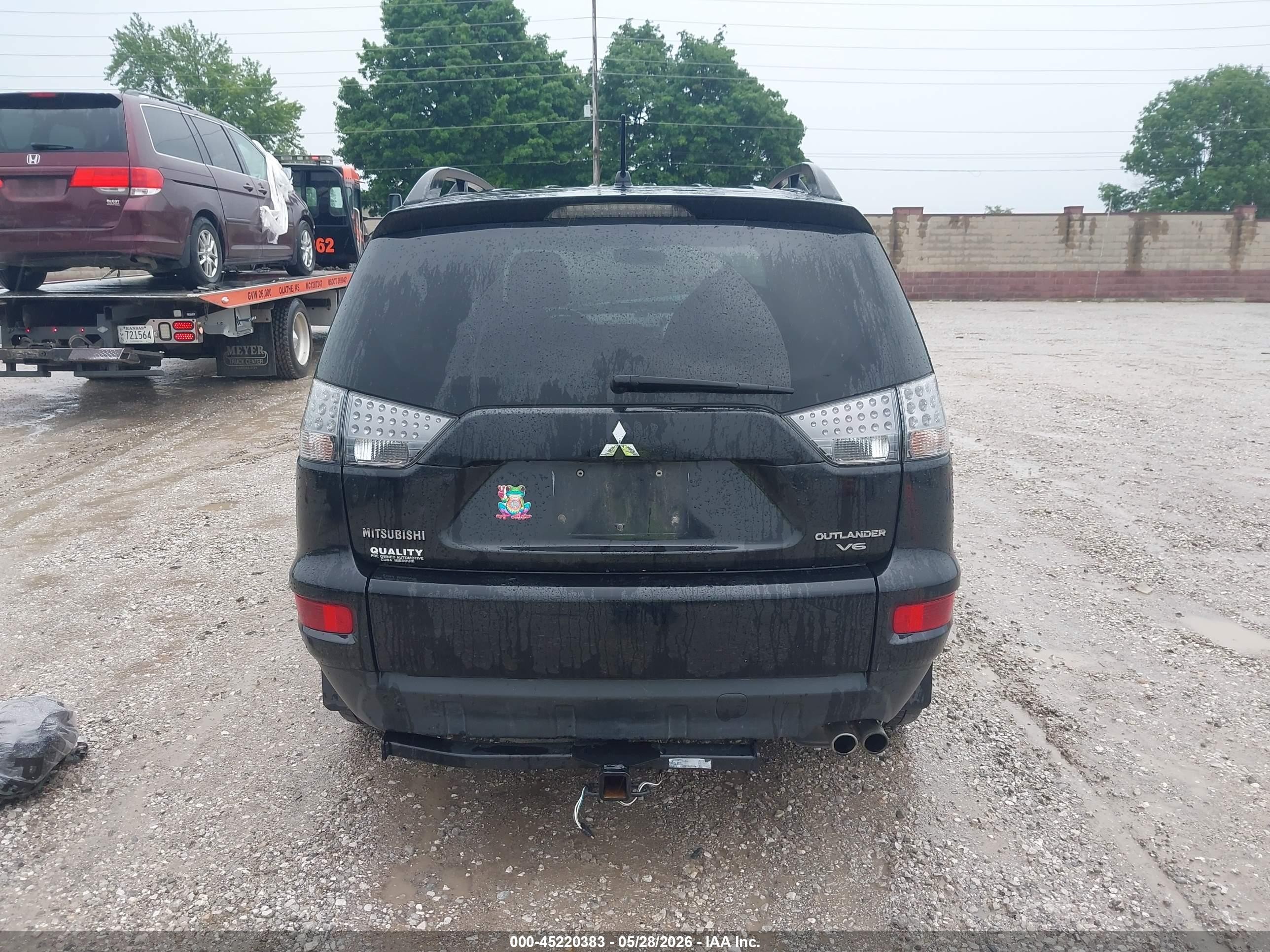 2010 Mitsubishi Outlander Xls Black vin: JA4JS4AX5AZ012864