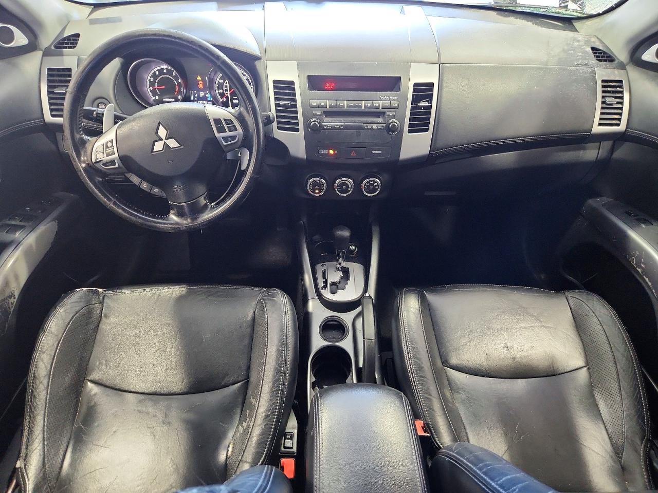 2010 Mitsubishi Outlander Xls Black vin: JA4JS4AX6AZ014350