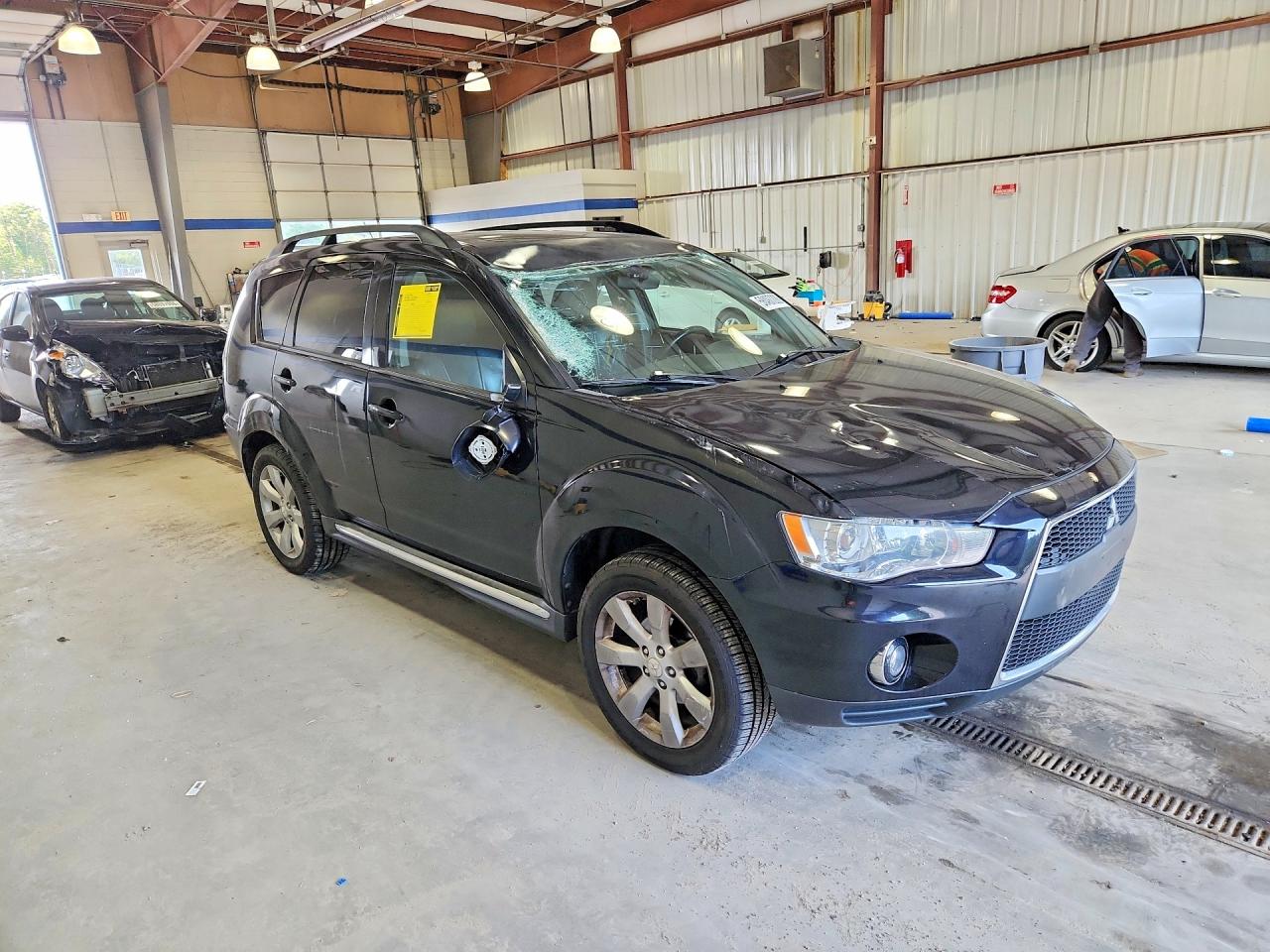 2010 Mitsubishi Outlander Xls Black vin: JA4JS4AX6AZ014350