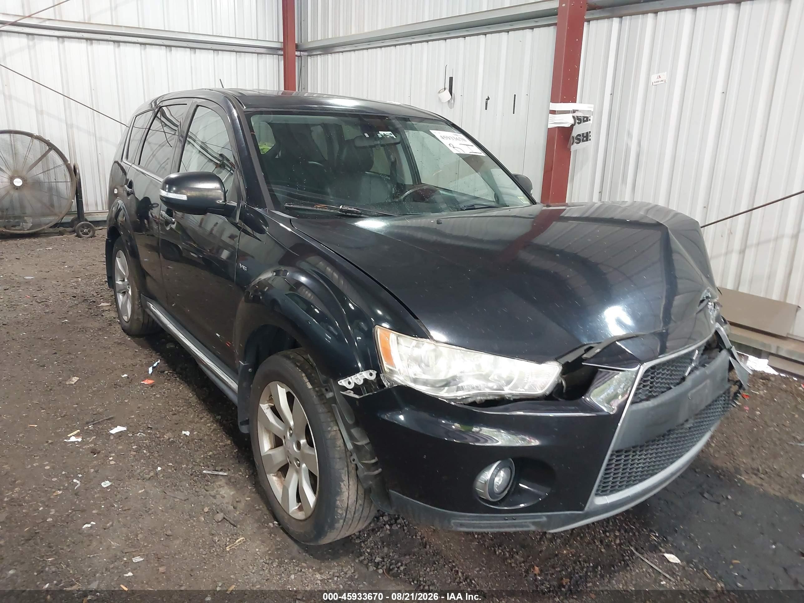 2011 Mitsubishi Outlander Xls Черный vin: JA4JS4AX7BU007860