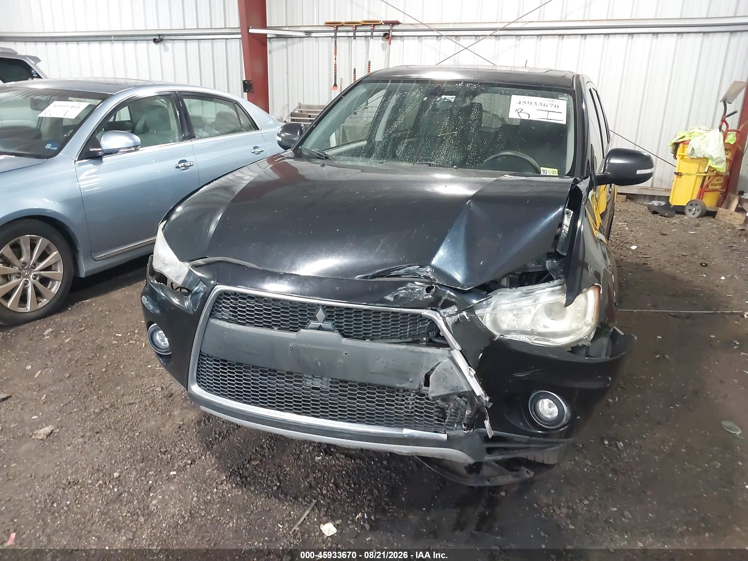 2011 Mitsubishi Outlander Xls Черный vin: JA4JS4AX7BU007860