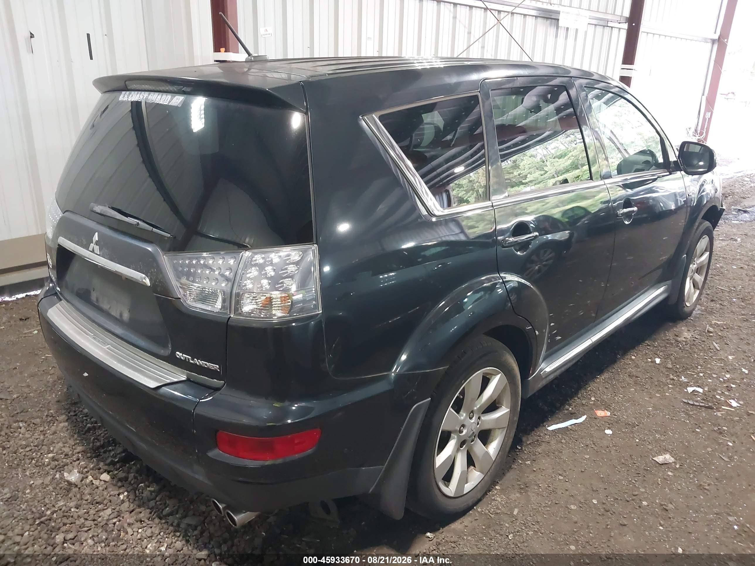 2011 Mitsubishi Outlander Xls Черный vin: JA4JS4AX7BU007860