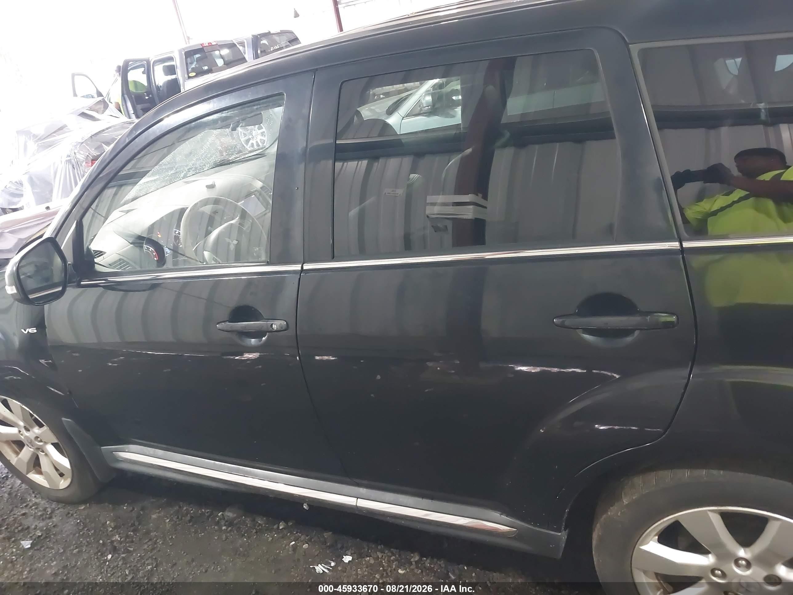 2011 Mitsubishi Outlander Xls Черный vin: JA4JS4AX7BU007860