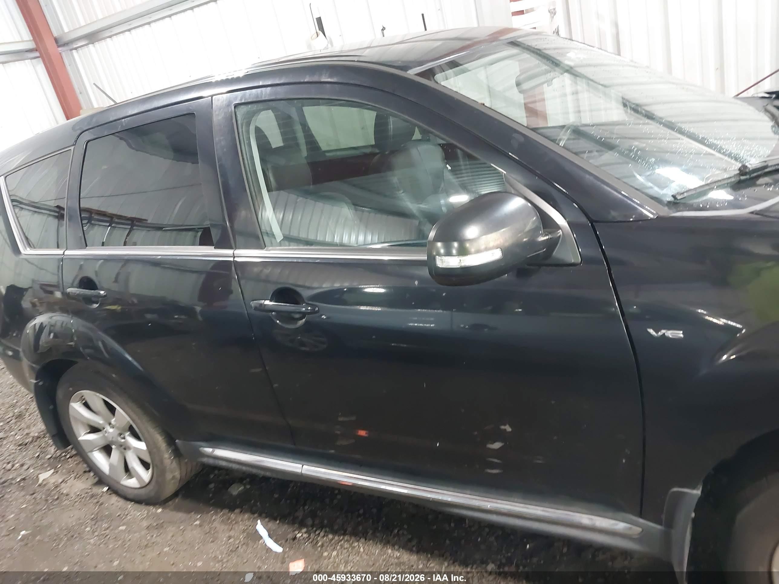 2011 Mitsubishi Outlander Xls Черный vin: JA4JS4AX7BU007860