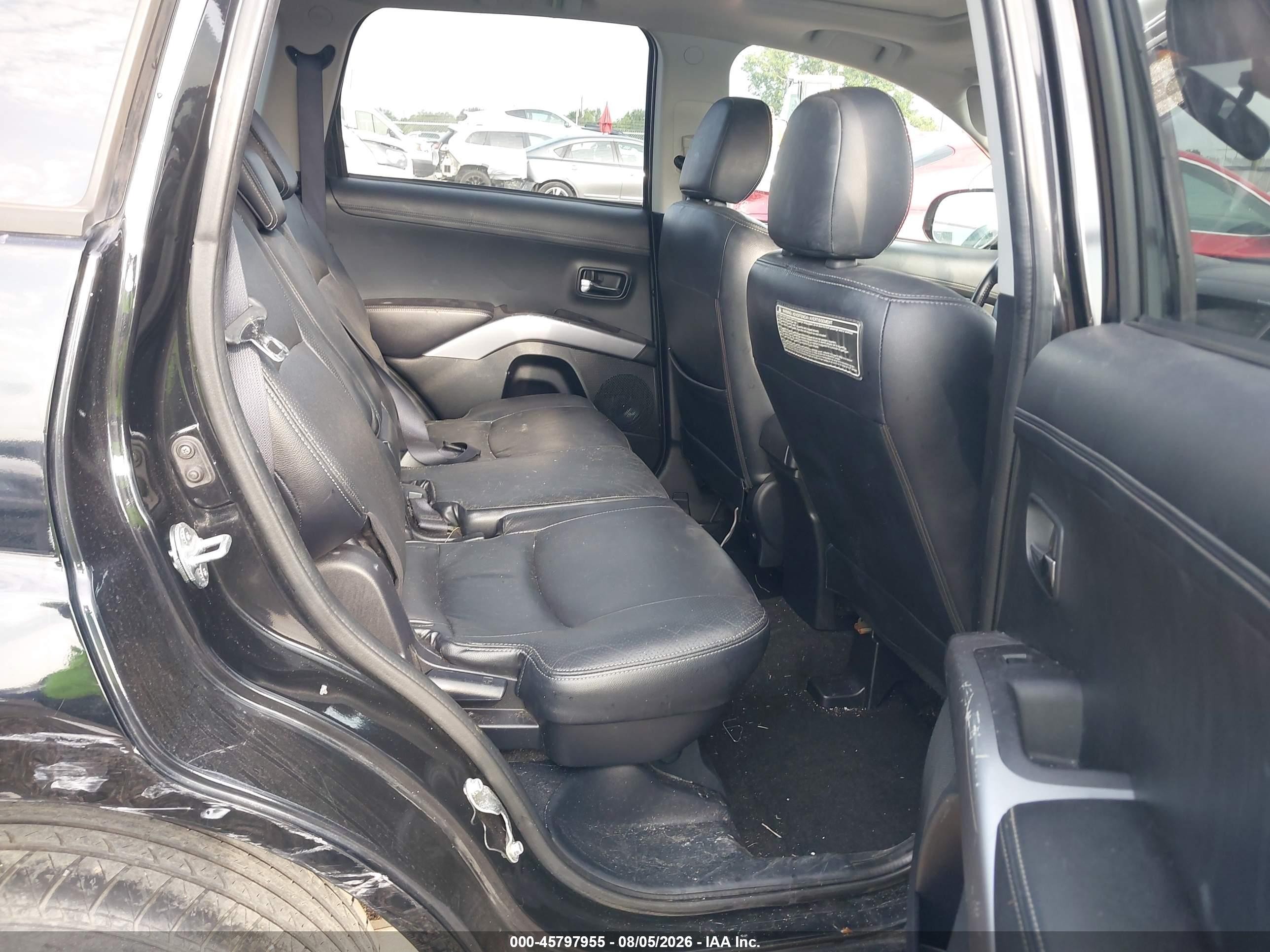 2010 Mitsubishi Outlander Xls Black vin: JA4JS4AX9AZ003679