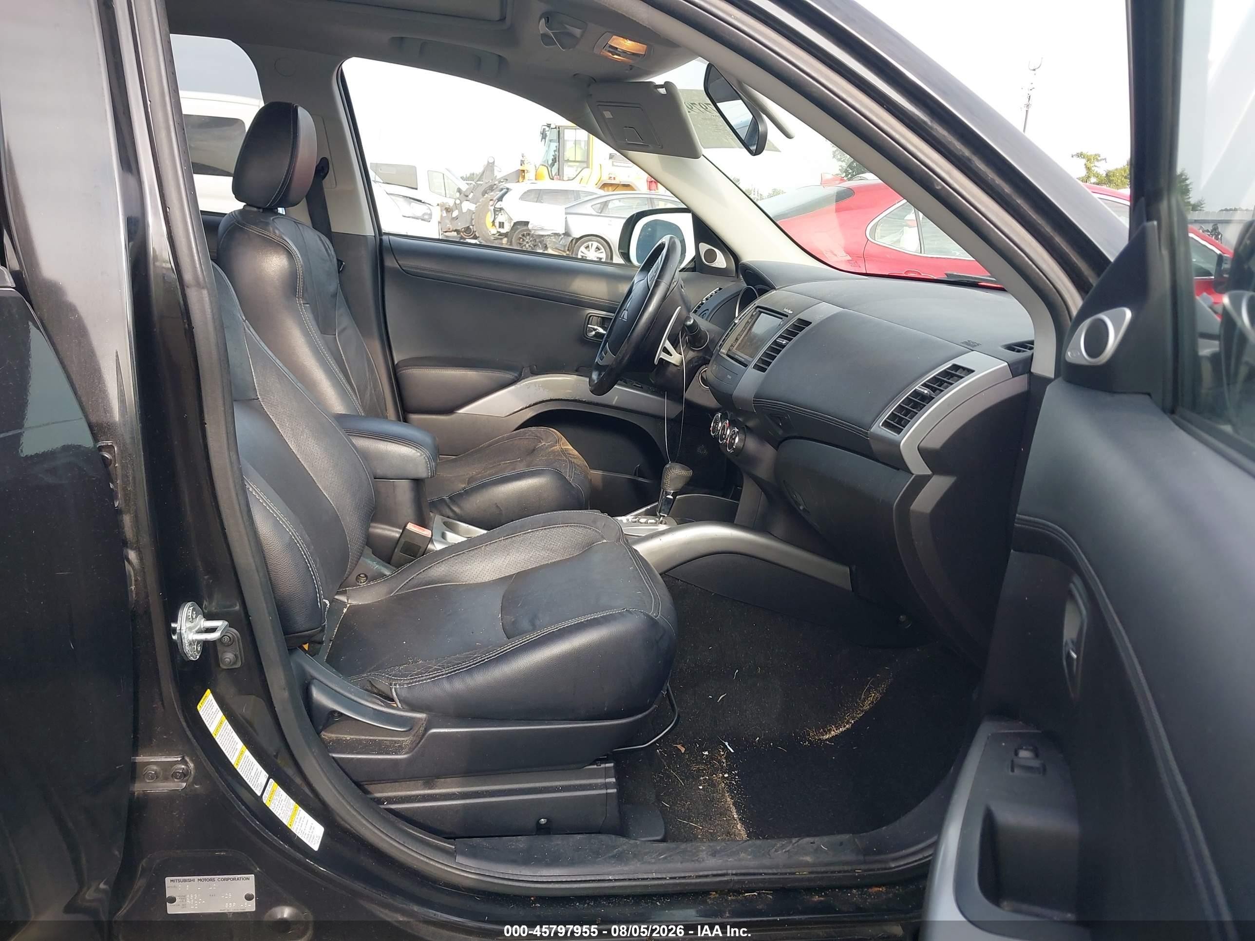 2010 Mitsubishi Outlander Xls Black vin: JA4JS4AX9AZ003679