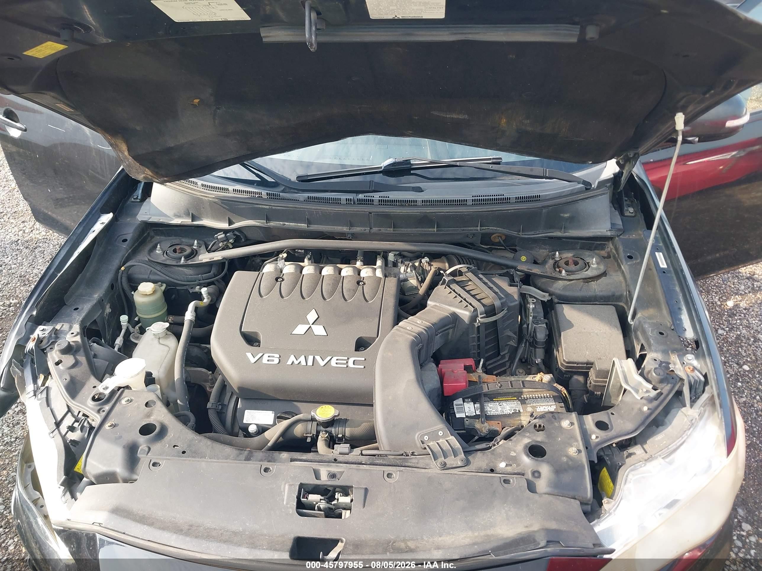 2010 Mitsubishi Outlander Xls Black vin: JA4JS4AX9AZ003679