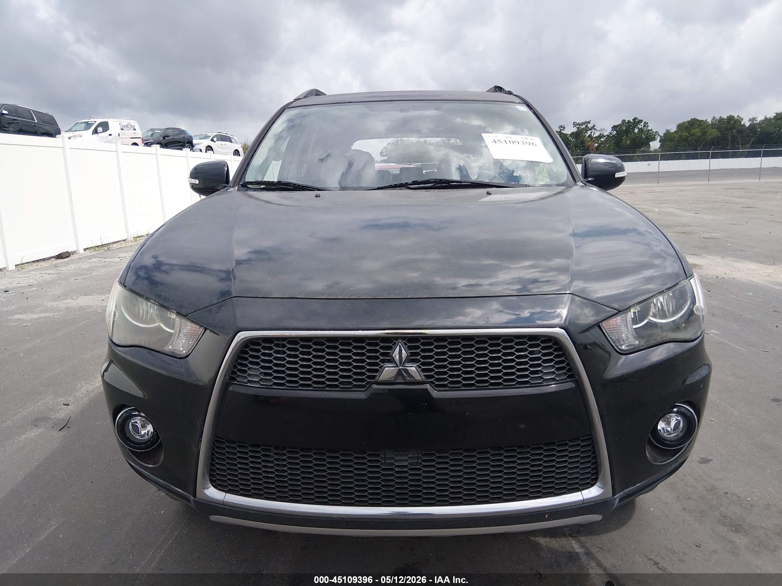 2010 Mitsubishi Outlander Xls Black vin: JA4JS4AXXAZ011810