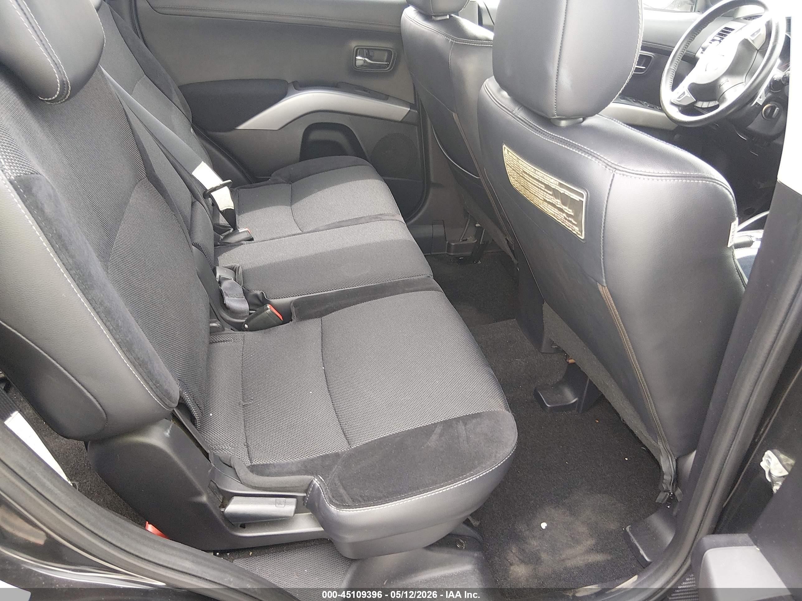 2010 Mitsubishi Outlander Xls Black vin: JA4JS4AXXAZ011810