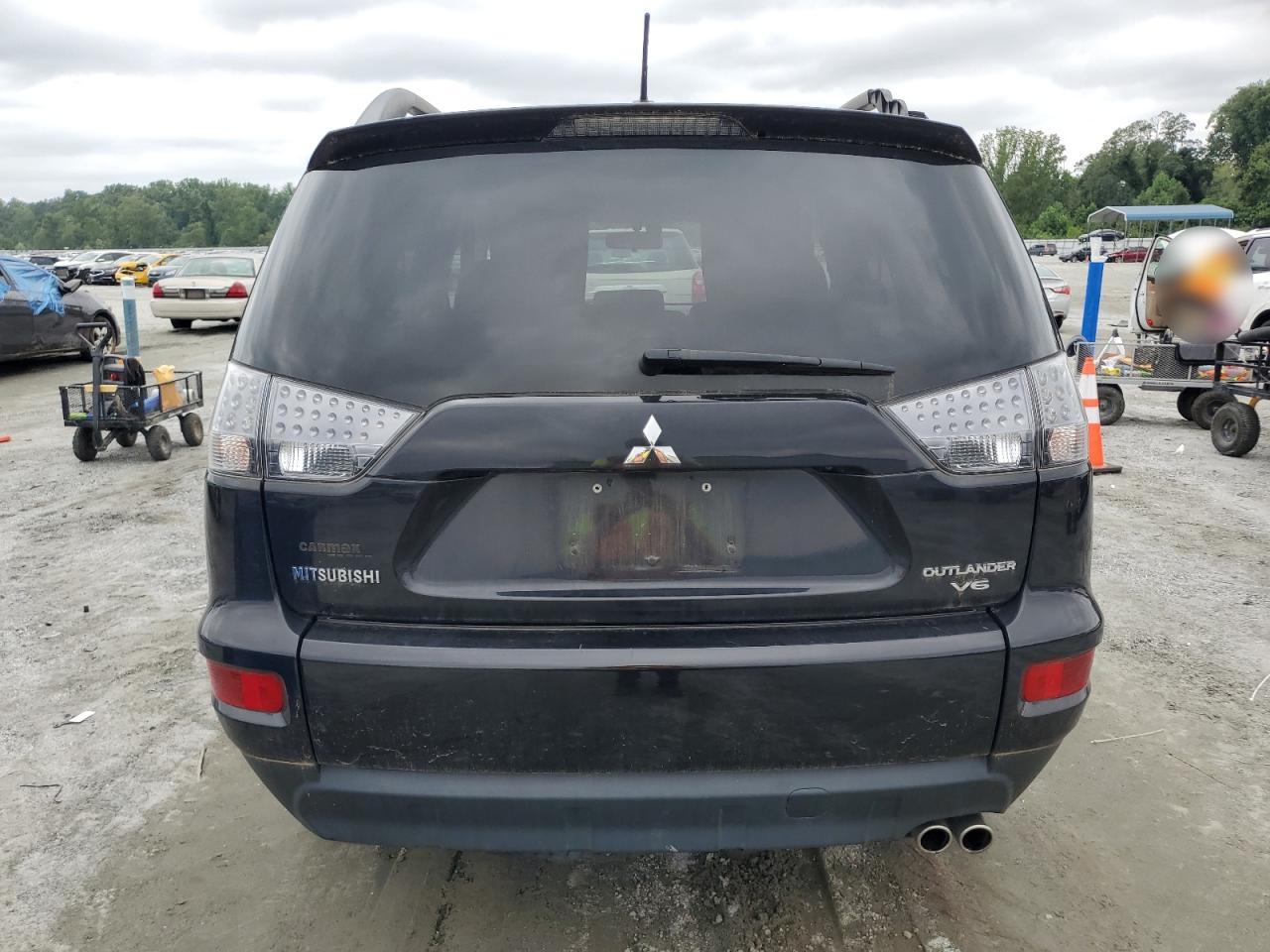 2010 Mitsubishi Outlander Xls Xls Black vin: JA4JS4AXXAZ017736