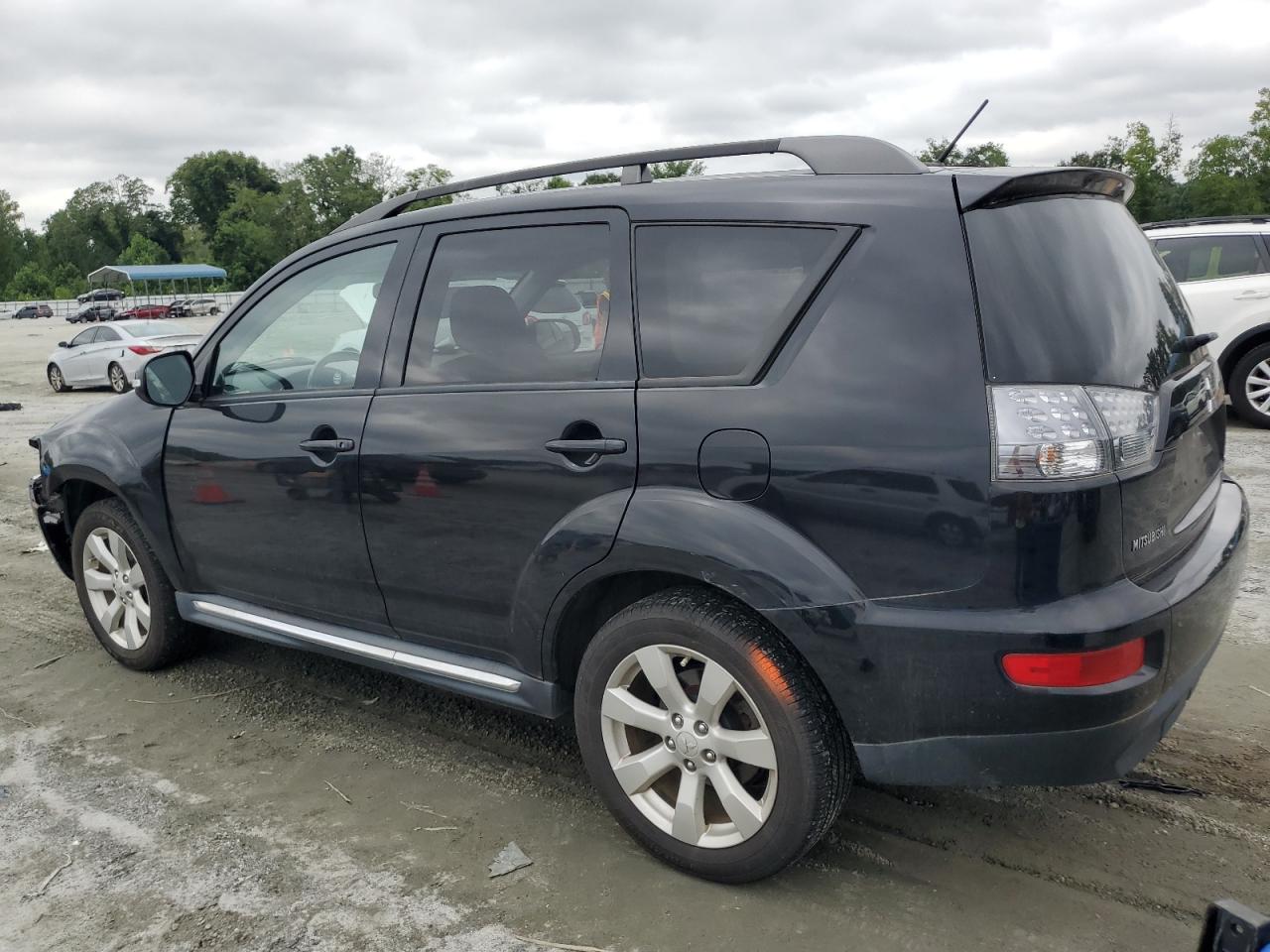2010 Mitsubishi Outlander Xls Xls Black vin: JA4JS4AXXAZ017736