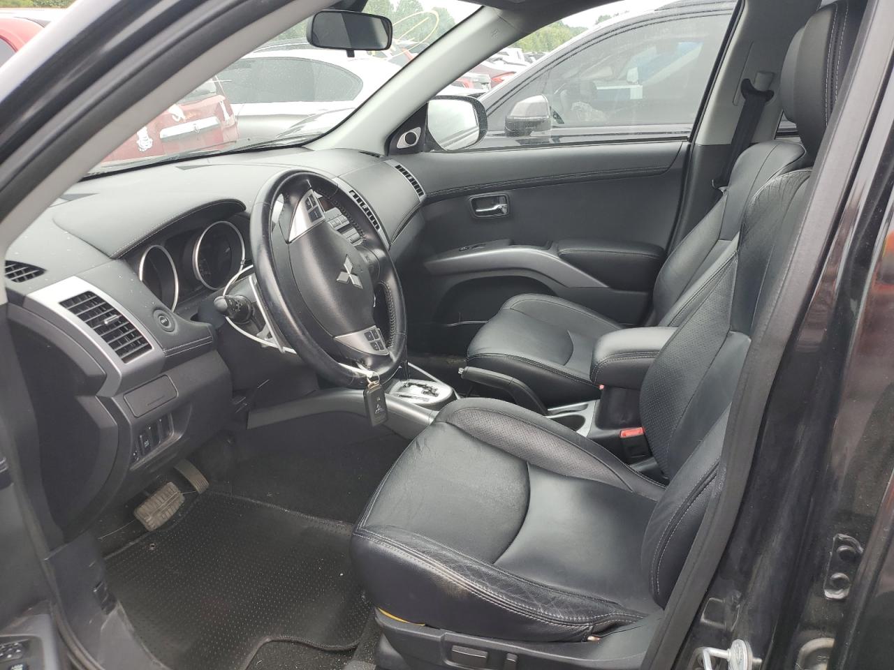 2010 Mitsubishi Outlander Xls Xls Black vin: JA4JS4AXXAZ017736