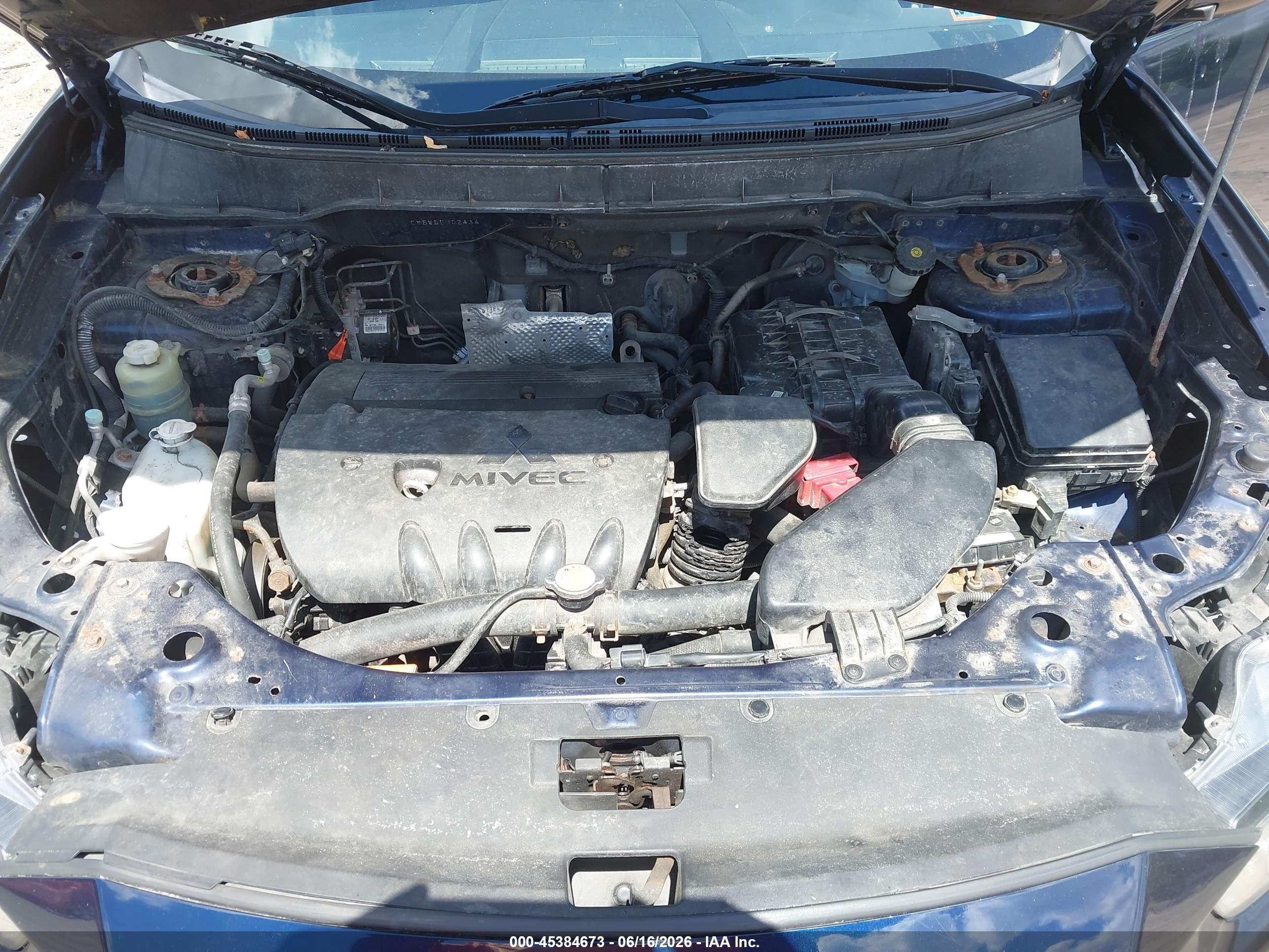 2013 Mitsubishi Outlander Se Blue vin: JA4JT3AW0DU002436