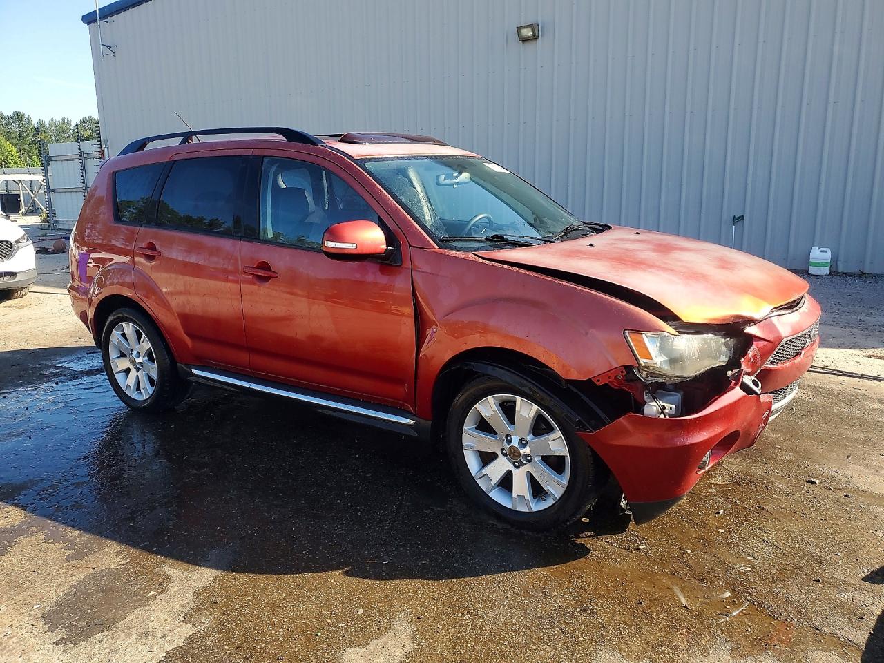 2010 Mitsubishi Outlander Se Burgundy vin: JA4JT3AW1AZ017879