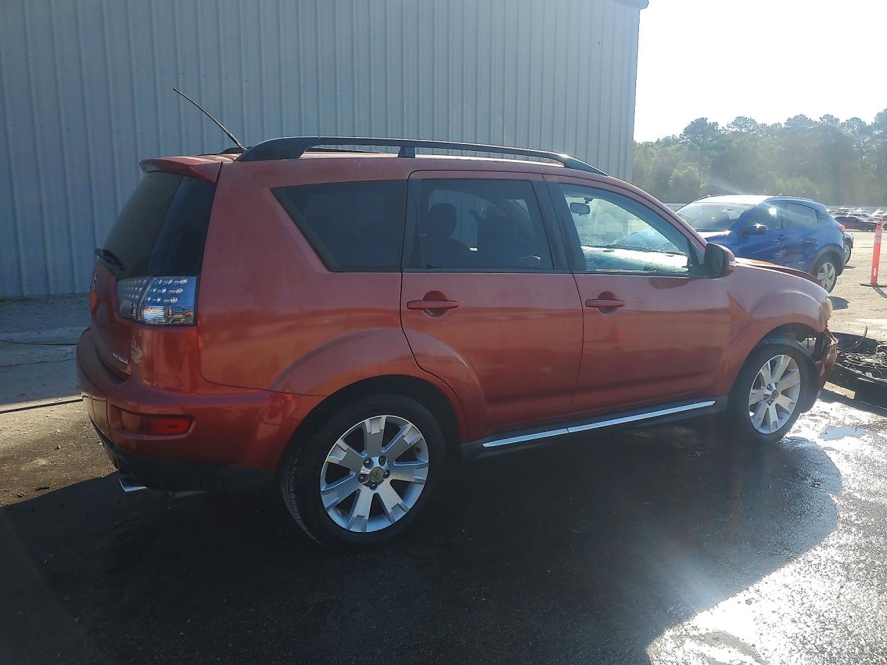 2010 Mitsubishi Outlander Se Burgundy vin: JA4JT3AW1AZ017879