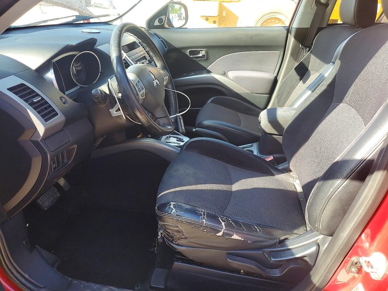 2010 Mitsubishi Outlander Se Burgundy vin: JA4JT3AW1AZ017879