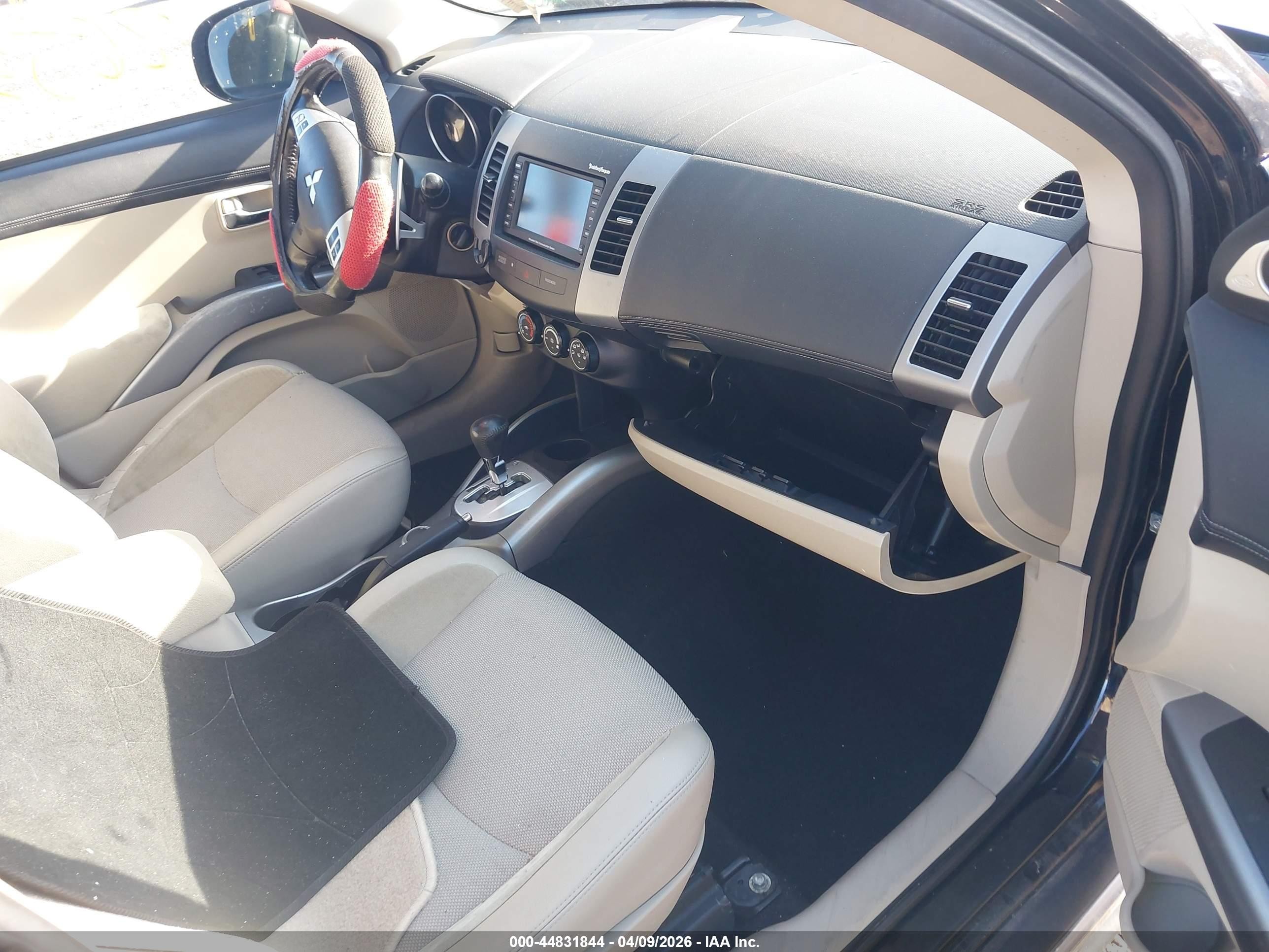 2011 Mitsubishi Outlander Se Black vin: JA4JT3AW1BU033224