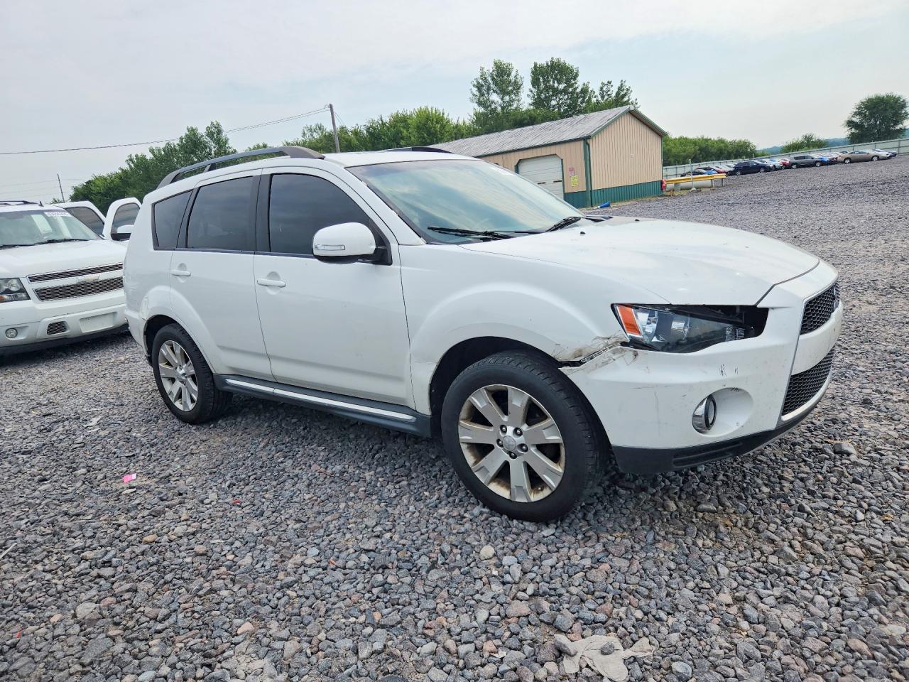 2011 Mitsubishi Outlander Se Белый vin: JA4JT3AW2BU042269