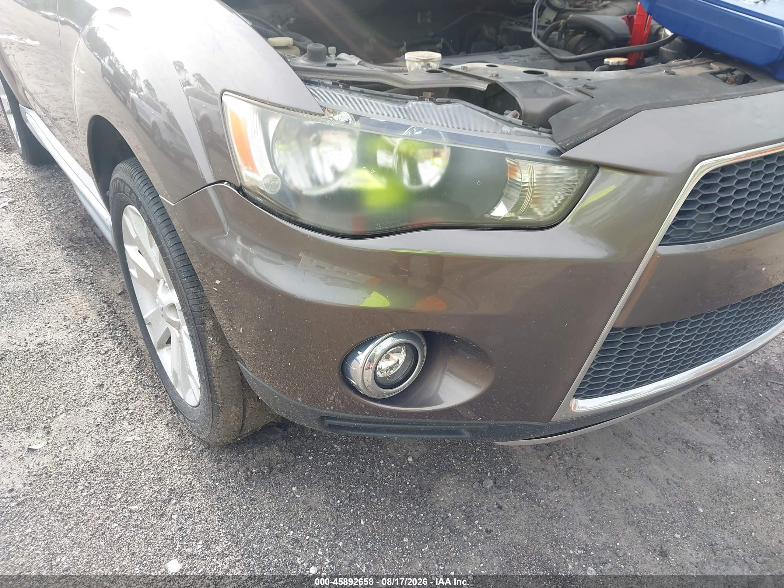 2012 Mitsubishi Outlander Se Gray vin: JA4JT3AW2CU002761