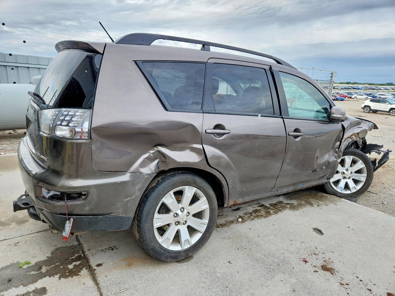 2010 Mitsubishi Outlander Se Charcoal vin: JA4JT3AW3AZ013767