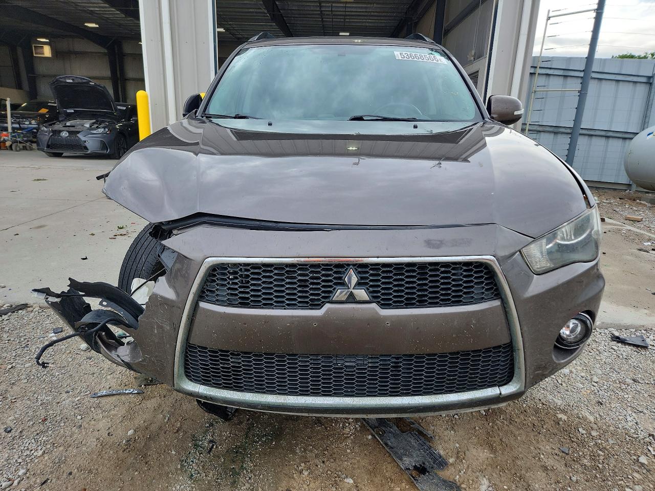 2010 Mitsubishi Outlander Se Charcoal vin: JA4JT3AW3AZ013767