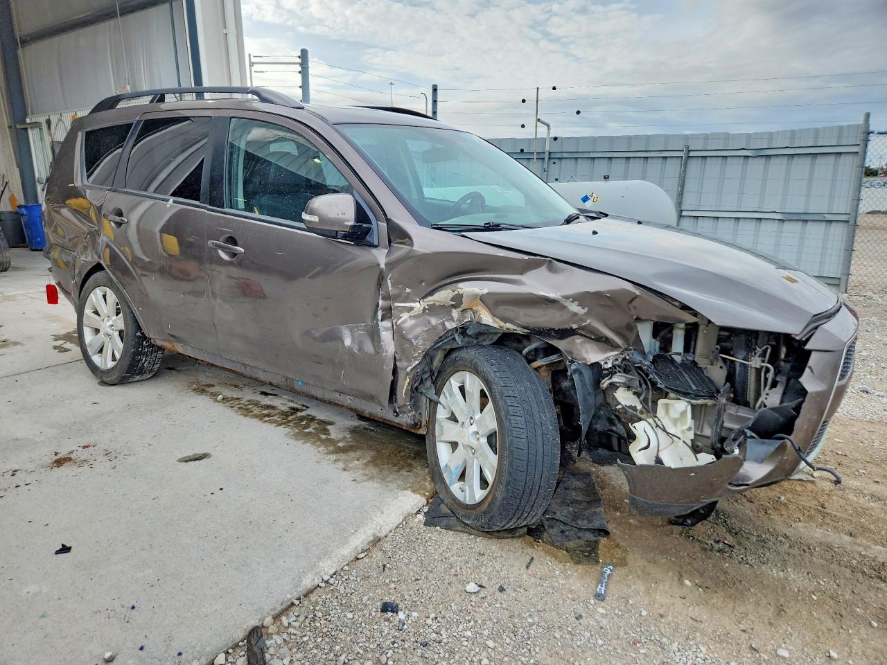 2010 Mitsubishi Outlander Se Charcoal vin: JA4JT3AW3AZ013767