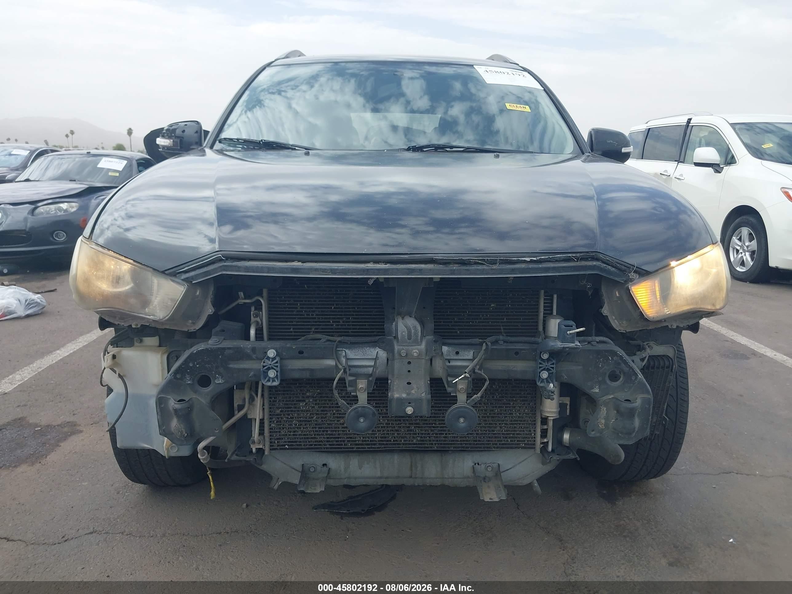 2010 Mitsubishi Outlander Se Black vin: JA4JT3AW3AZ015597