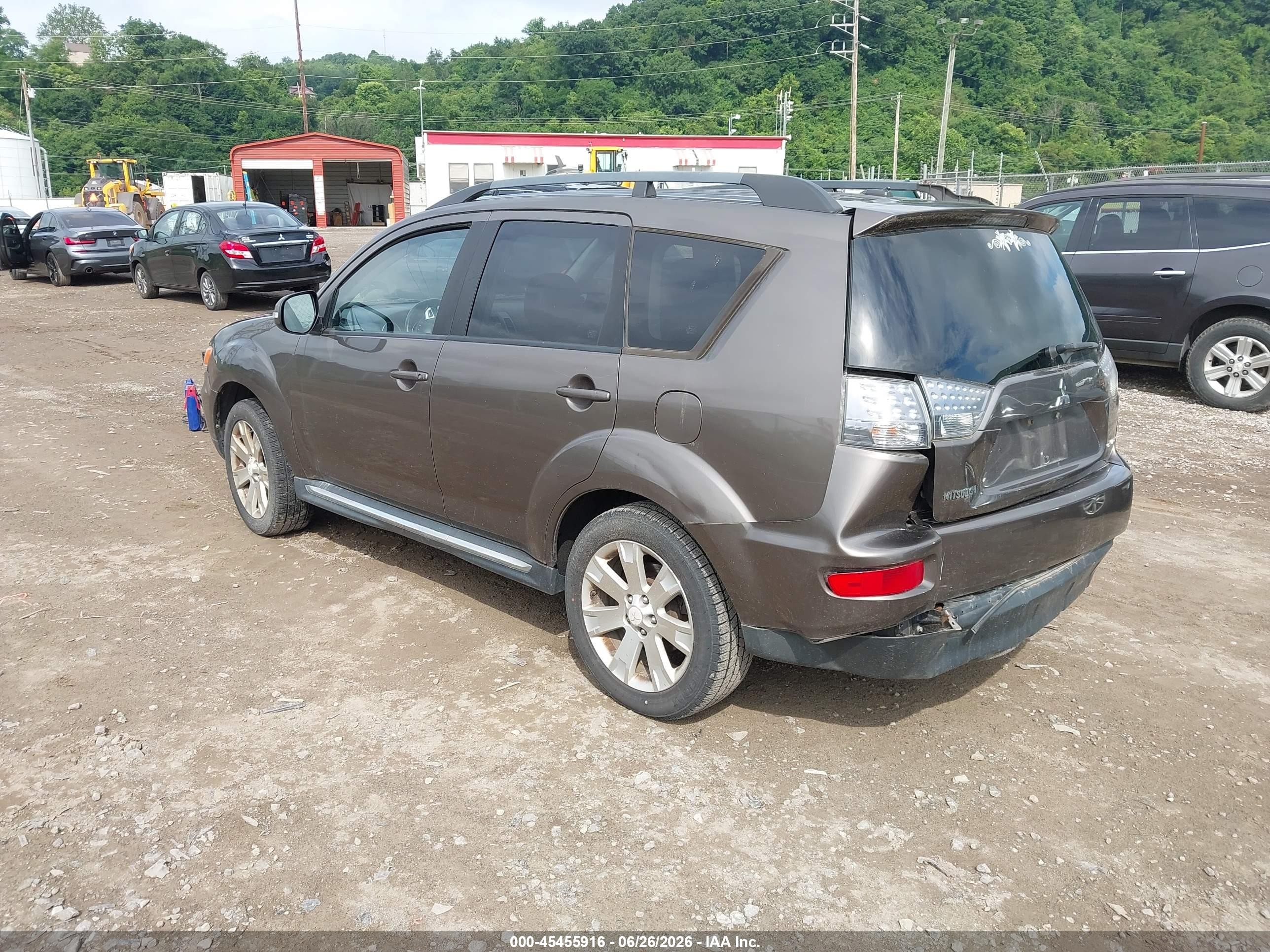 2011 Mitsubishi Outlander Se Brown vin: JA4JT3AW3BU037761