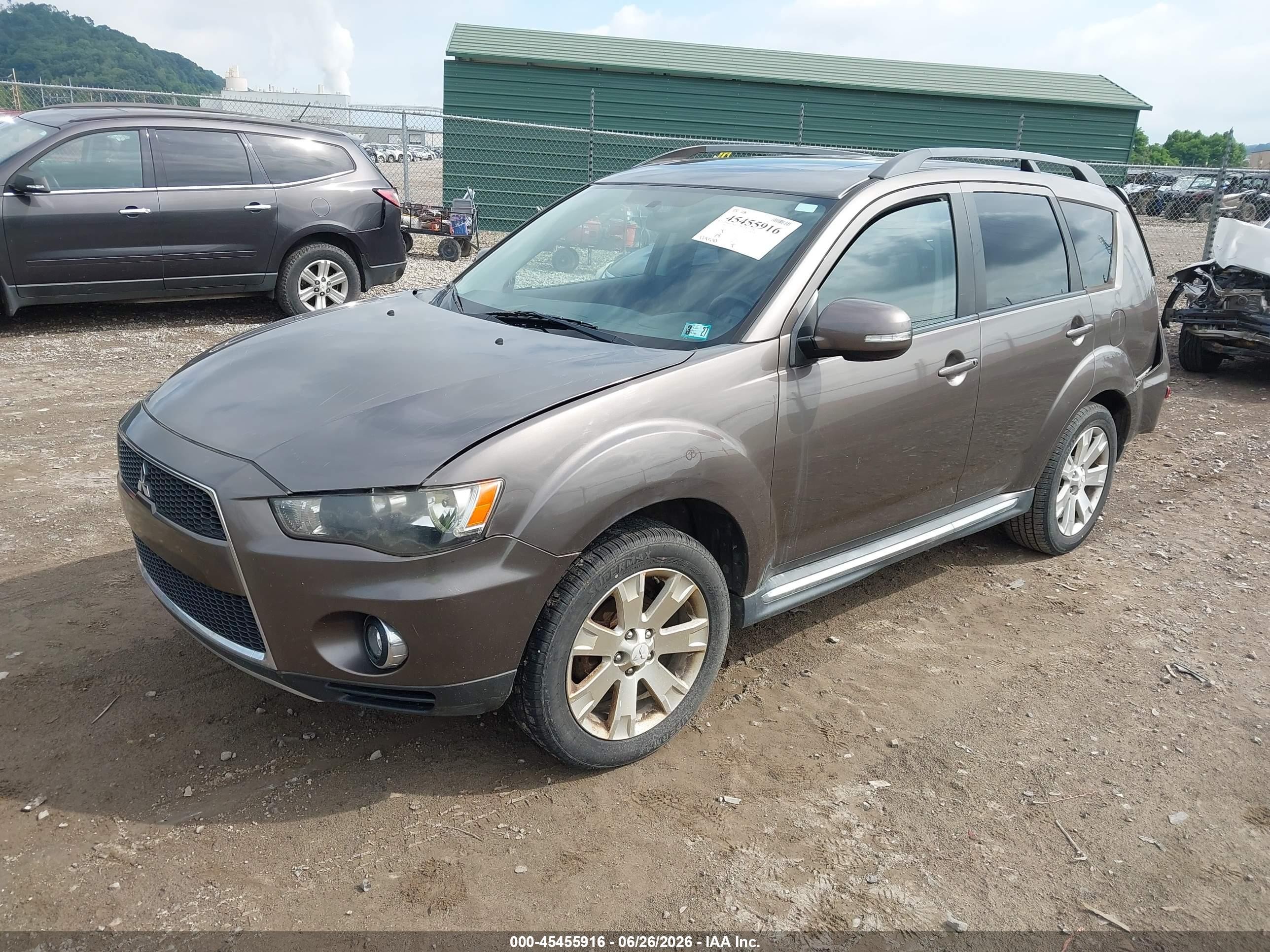 2011 Mitsubishi Outlander Se Brown vin: JA4JT3AW3BU037761