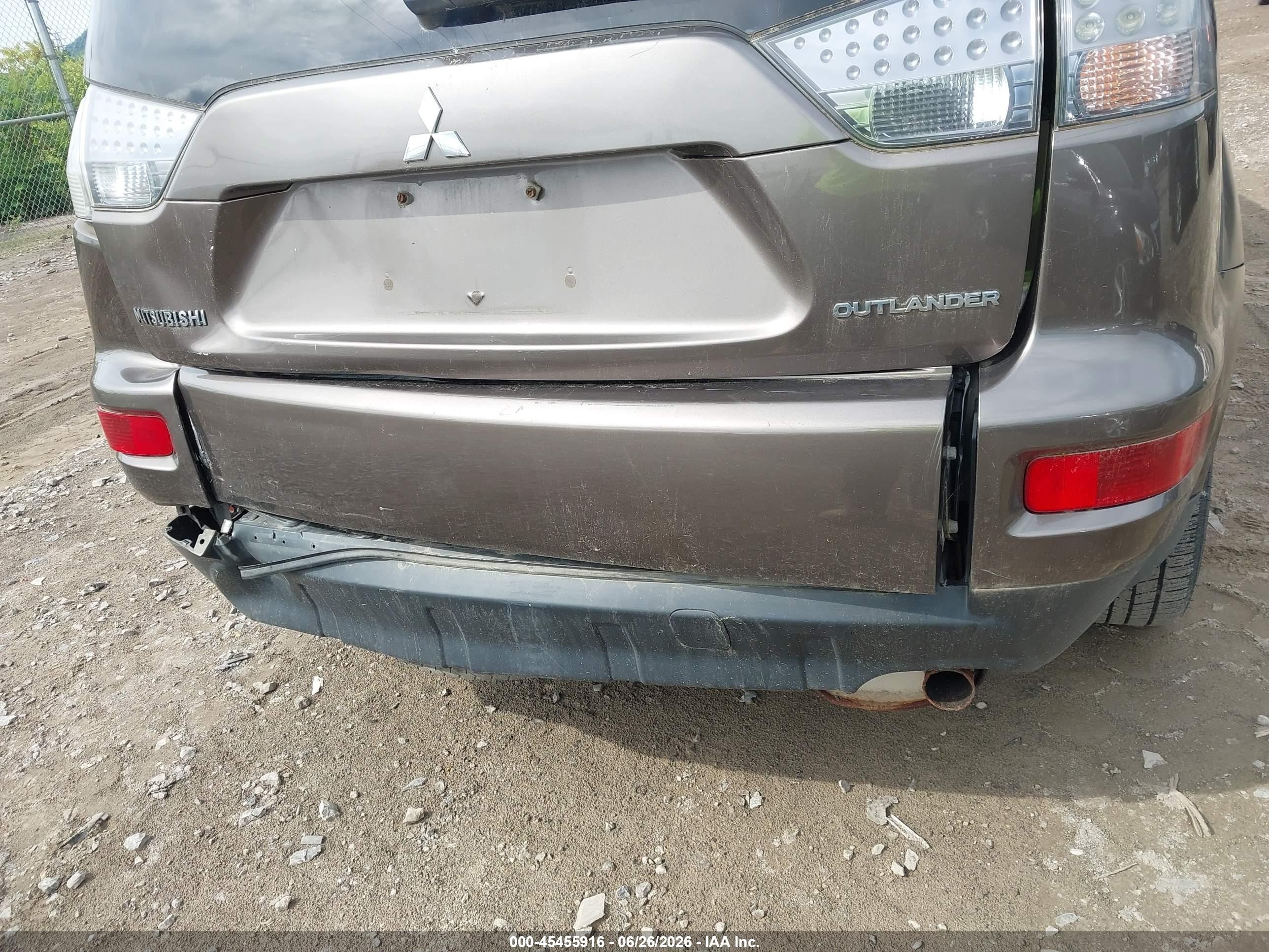 2011 Mitsubishi Outlander Se Brown vin: JA4JT3AW3BU037761