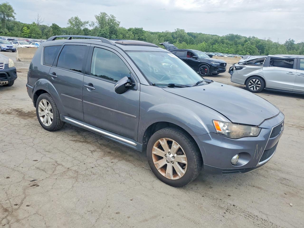 2012 Mitsubishi Outlander Se Gray vin: JA4JT3AW4CU000445
