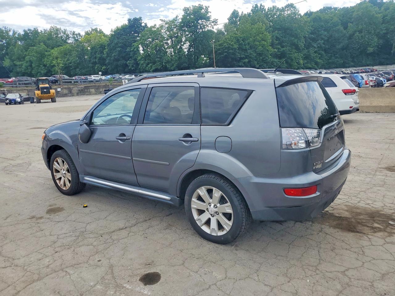 2012 Mitsubishi Outlander Se Gray vin: JA4JT3AW4CU000445