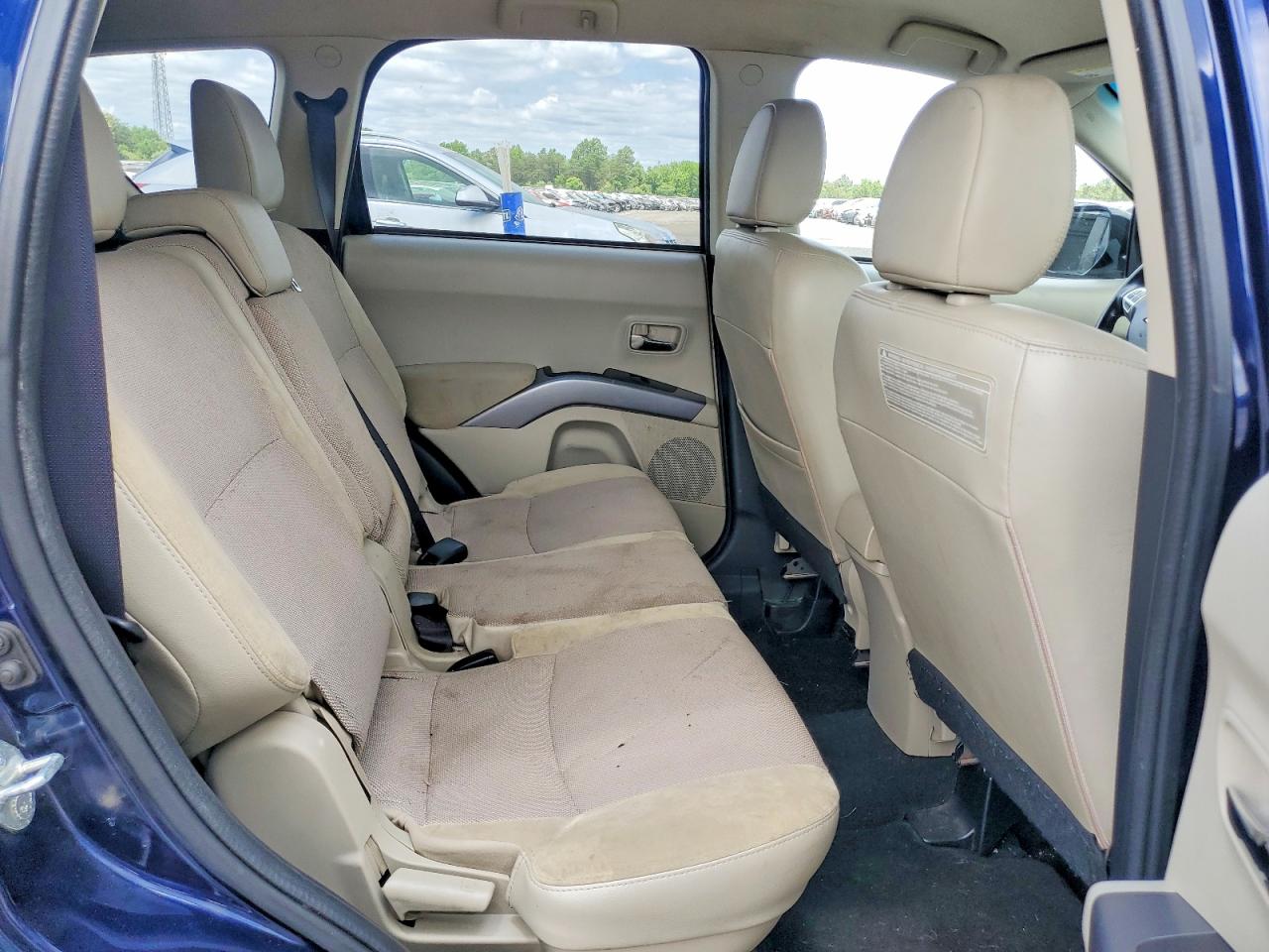 2013 Mitsubishi Outlander Se Blue vin: JA4JT3AW4DU002455
