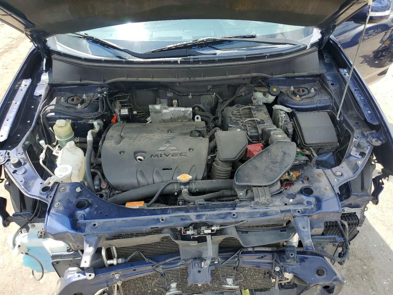 2013 Mitsubishi Outlander Se Blue vin: JA4JT3AW4DU002455