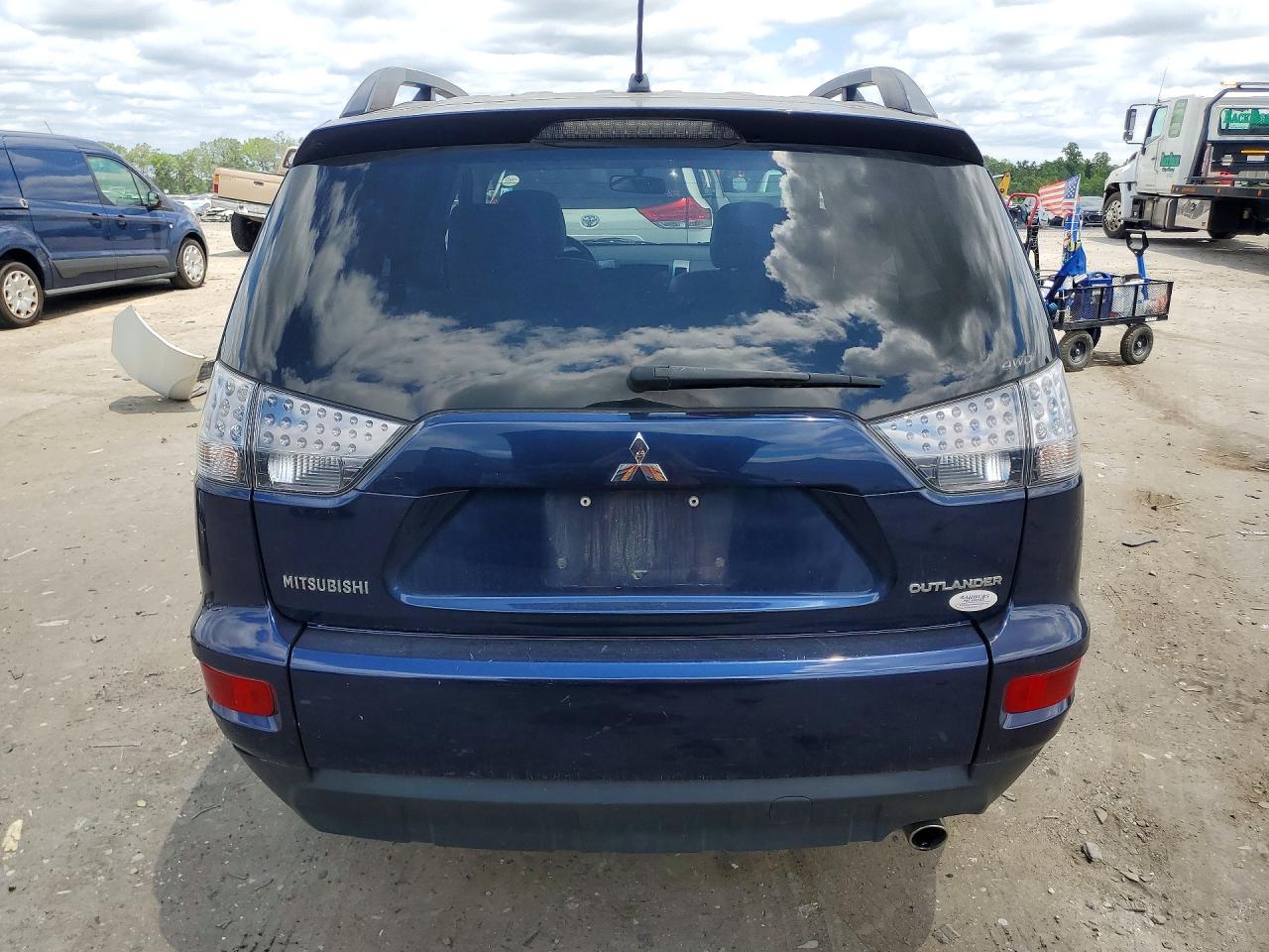 2013 Mitsubishi Outlander Se Blue vin: JA4JT3AW4DU002455
