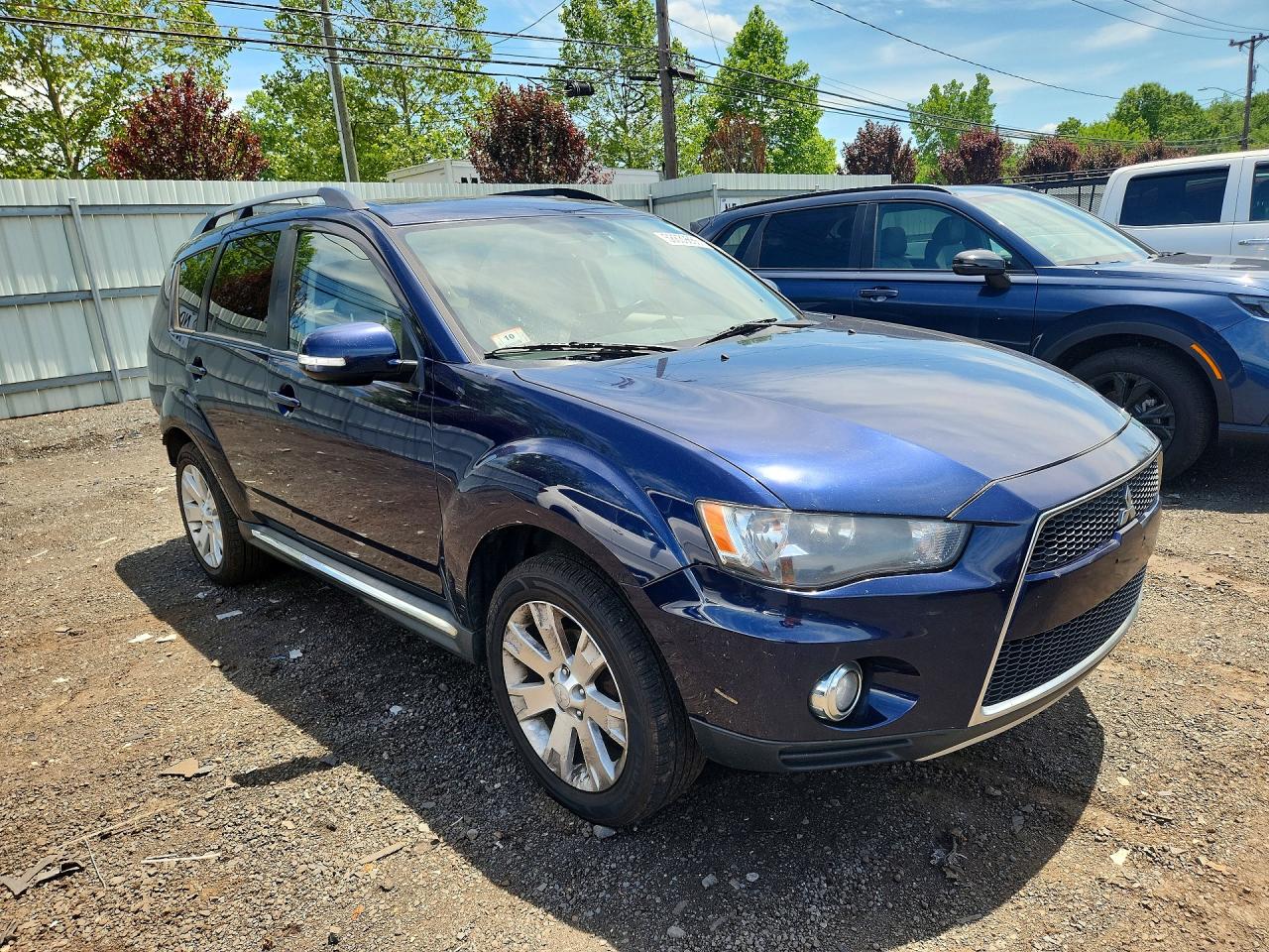 2012 Mitsubishi Outlander Se Blue vin: JA4JT3AW5CU002737