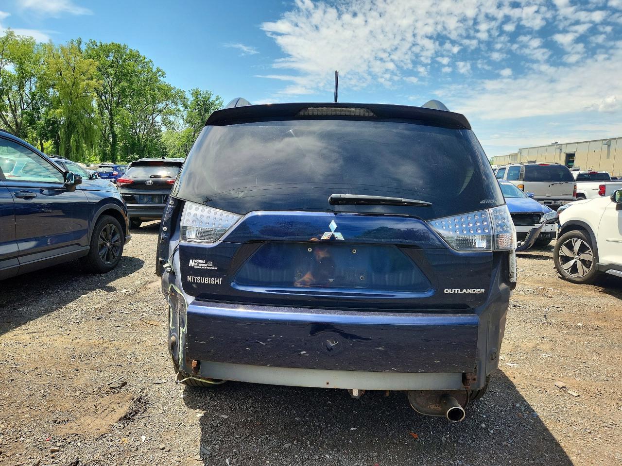 2012 Mitsubishi Outlander Se Blue vin: JA4JT3AW5CU002737