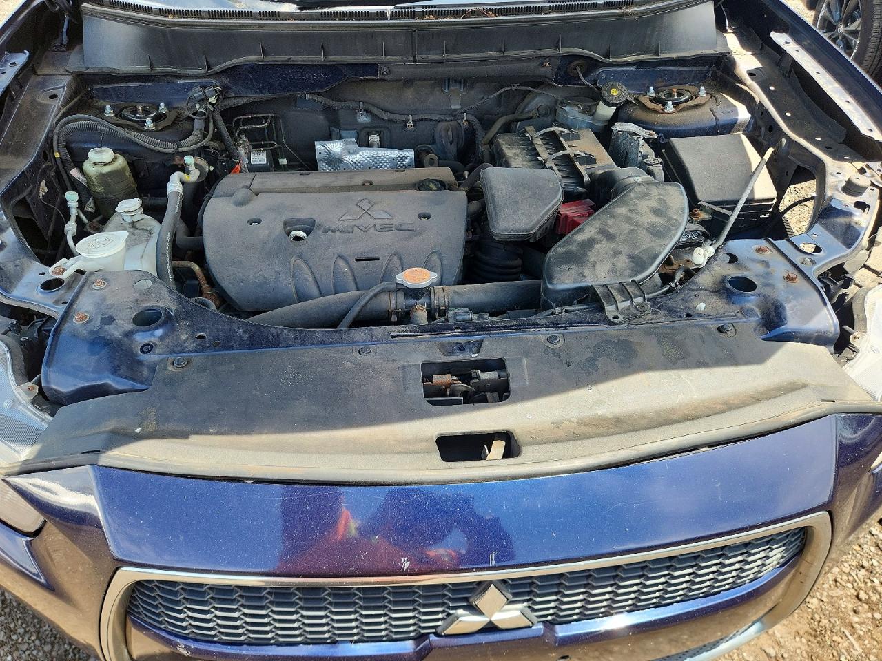 2012 Mitsubishi Outlander Se Blue vin: JA4JT3AW5CU002737
