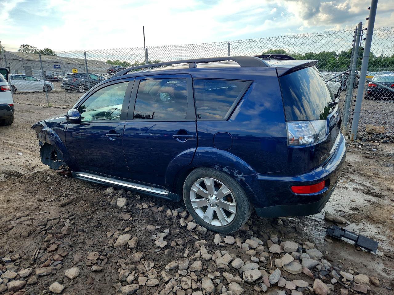 2012 Mitsubishi Outlander Se Blue vin: JA4JT3AW6CU000723