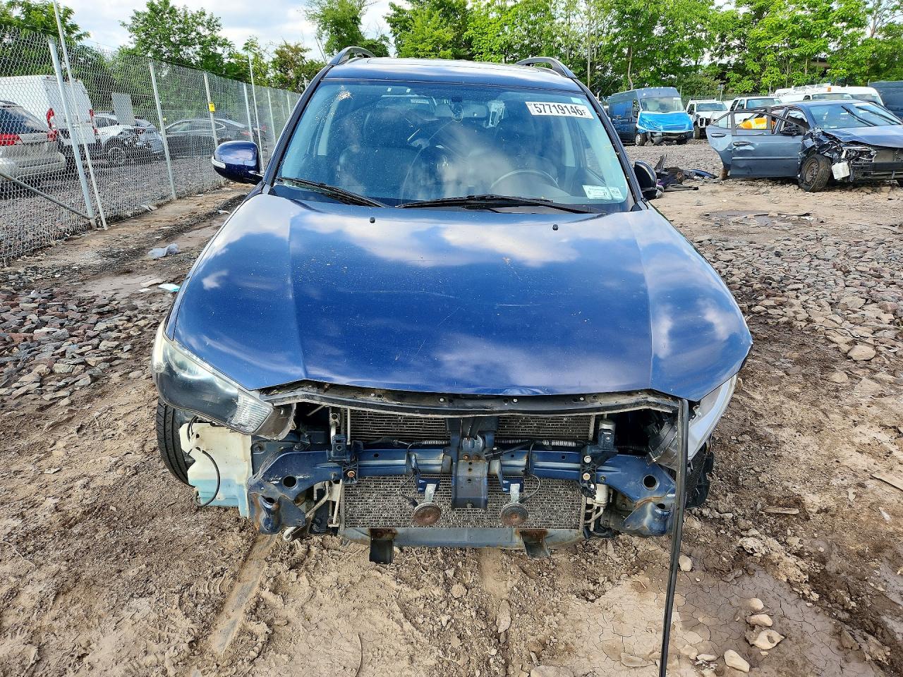 2012 Mitsubishi Outlander Se Blue vin: JA4JT3AW6CU000723